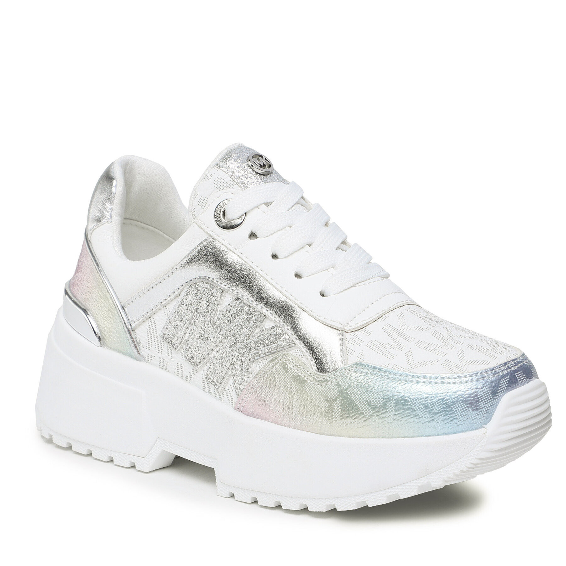MICHAEL KORS KIDS Сникърси Cosmo Maddy MK100699C Бял - Pepit.bg
