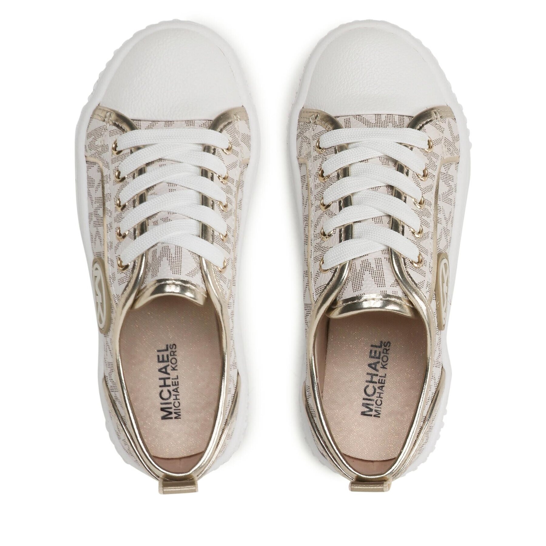 MICHAEL KORS KIDS Сникърси Summer Aline MK100588C Екрю - Pepit.bg