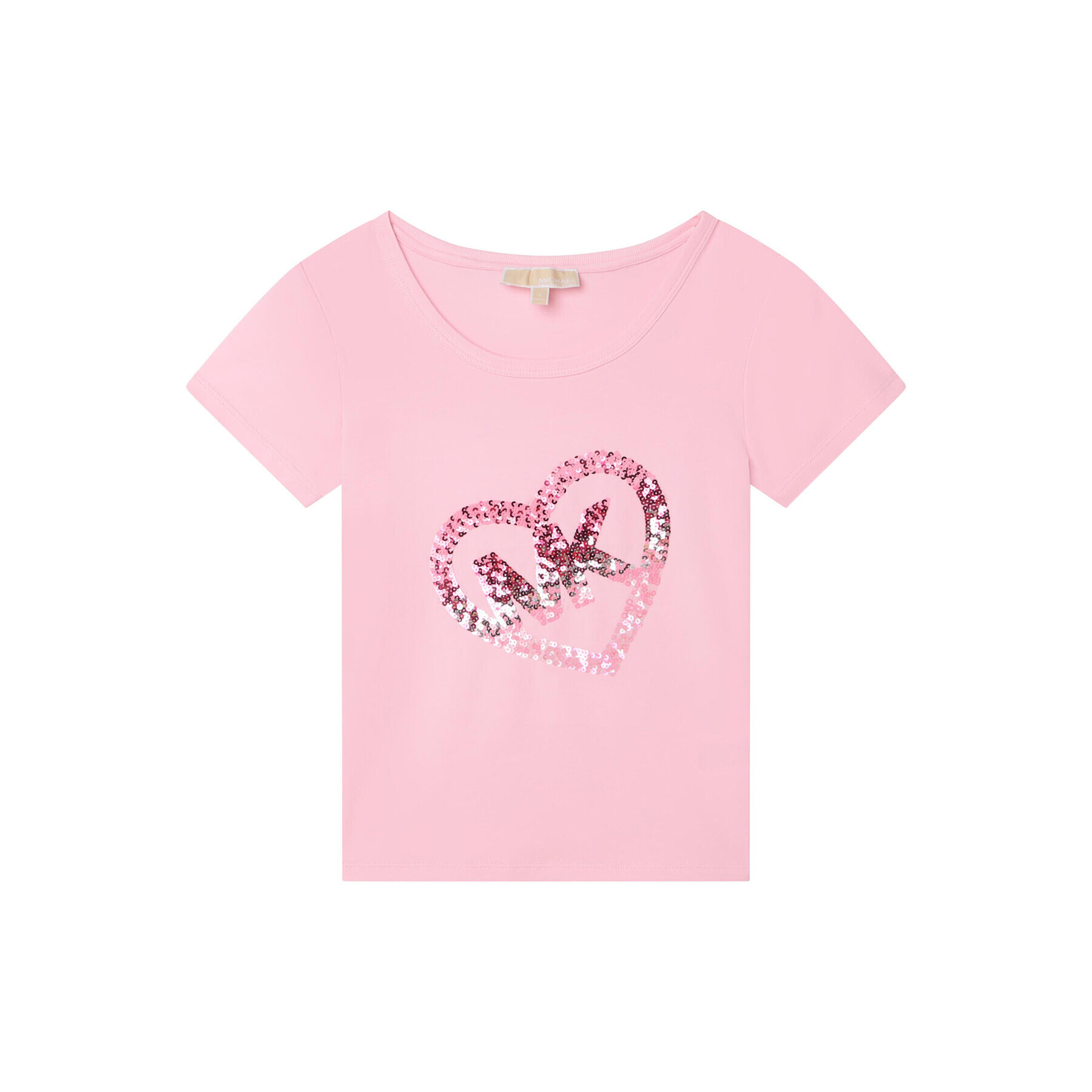 MICHAEL KORS KIDS Тишърт R15185 M Розов Regular Fit - Pepit.bg