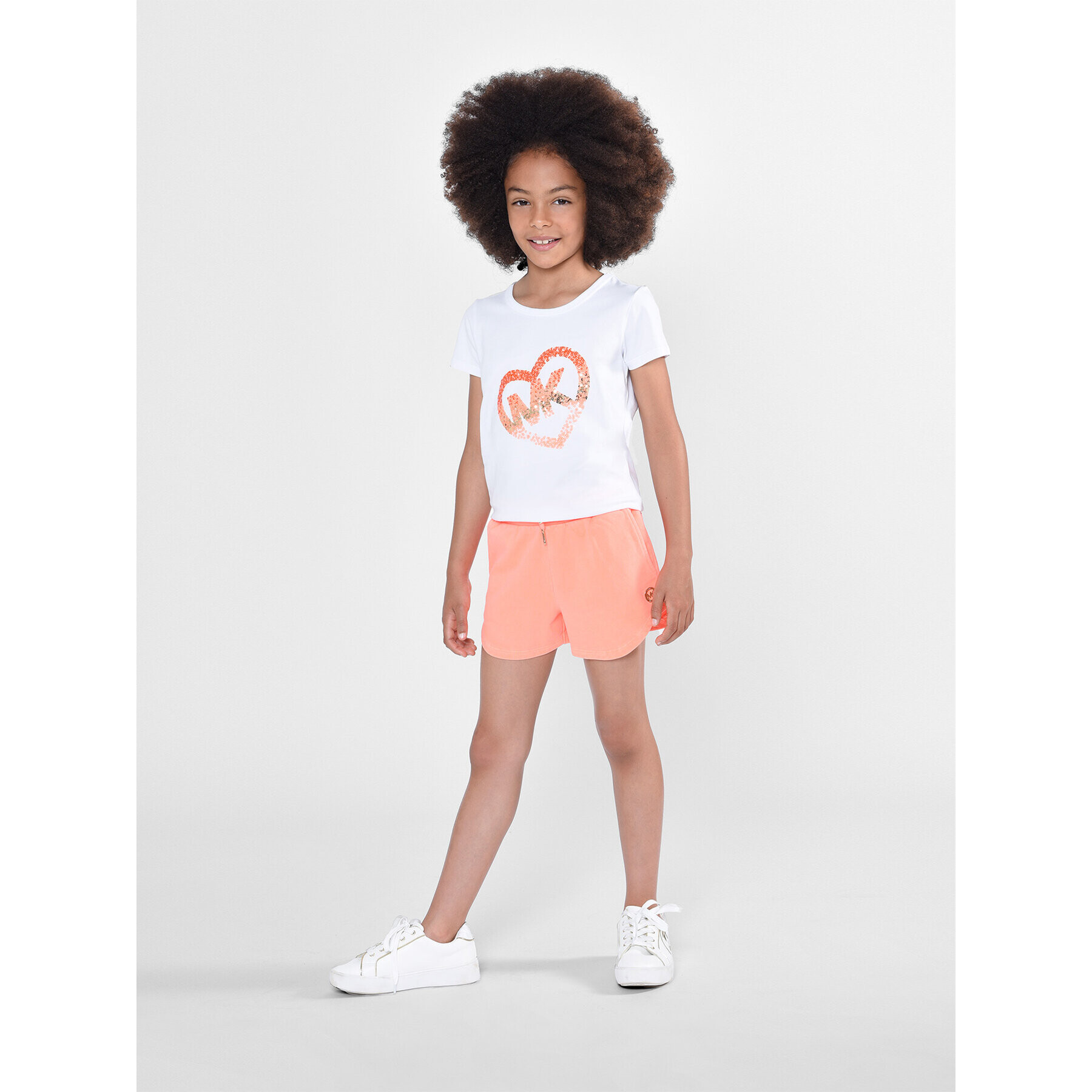MICHAEL KORS KIDS Тишърт R15185 S Бял Regular Fit - Pepit.bg