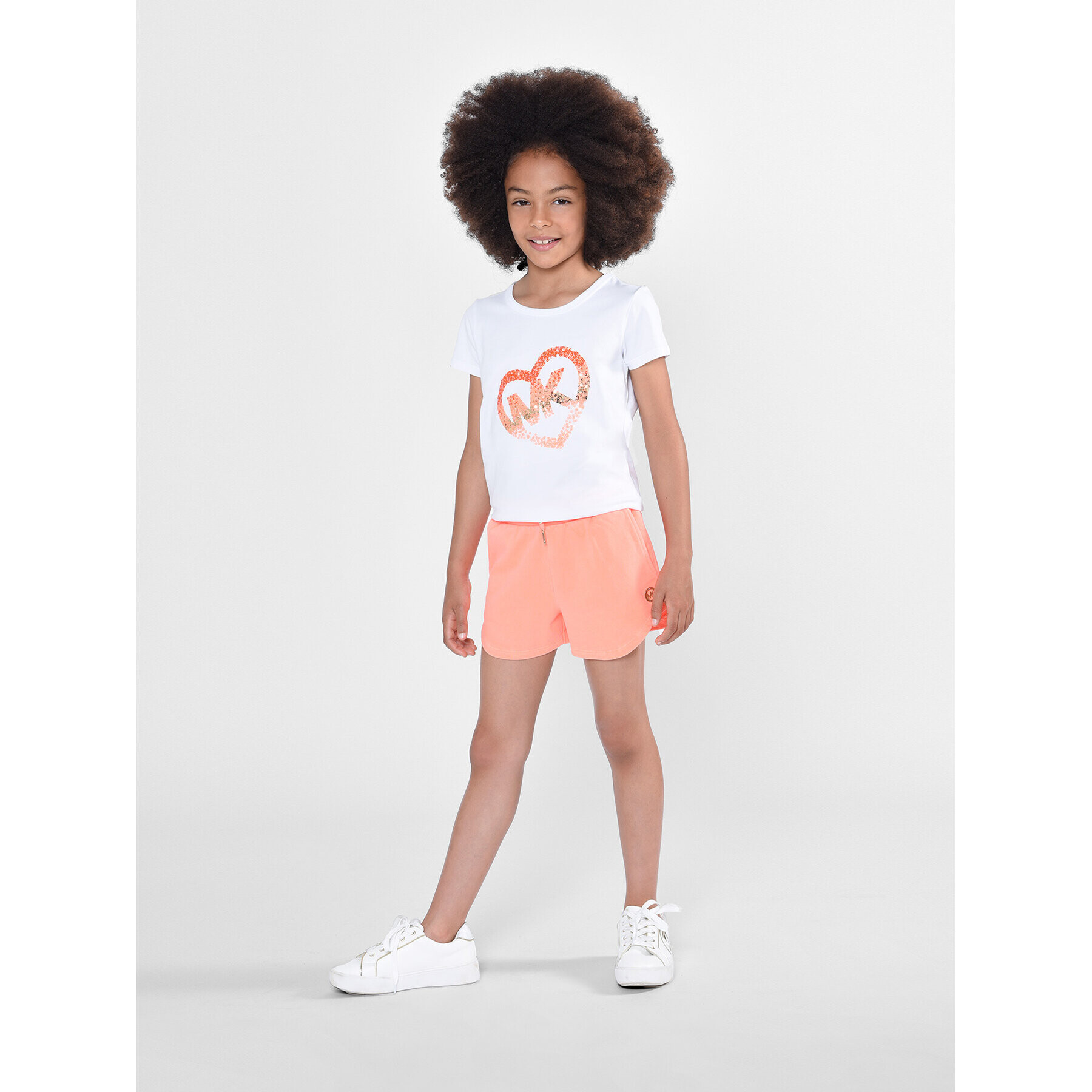 MICHAEL KORS KIDS Тишърт R15185 S Бял Regular Fit - Pepit.bg