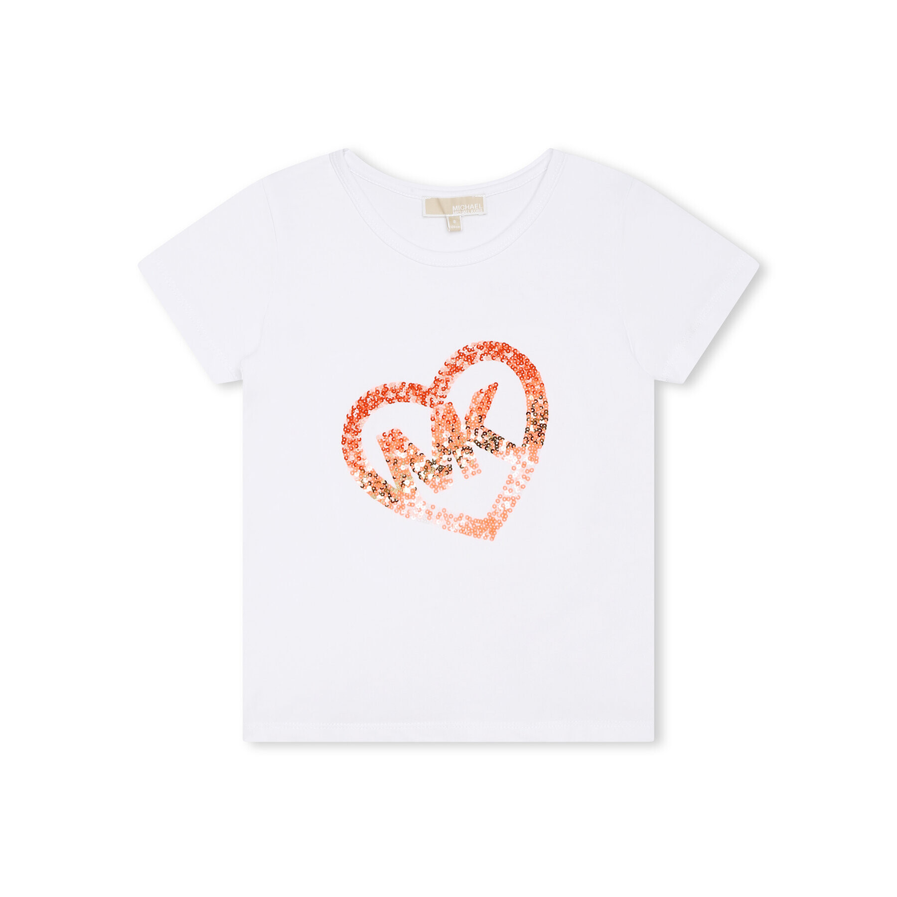 MICHAEL KORS KIDS Тишърт R15185 S Бял Regular Fit - Pepit.bg