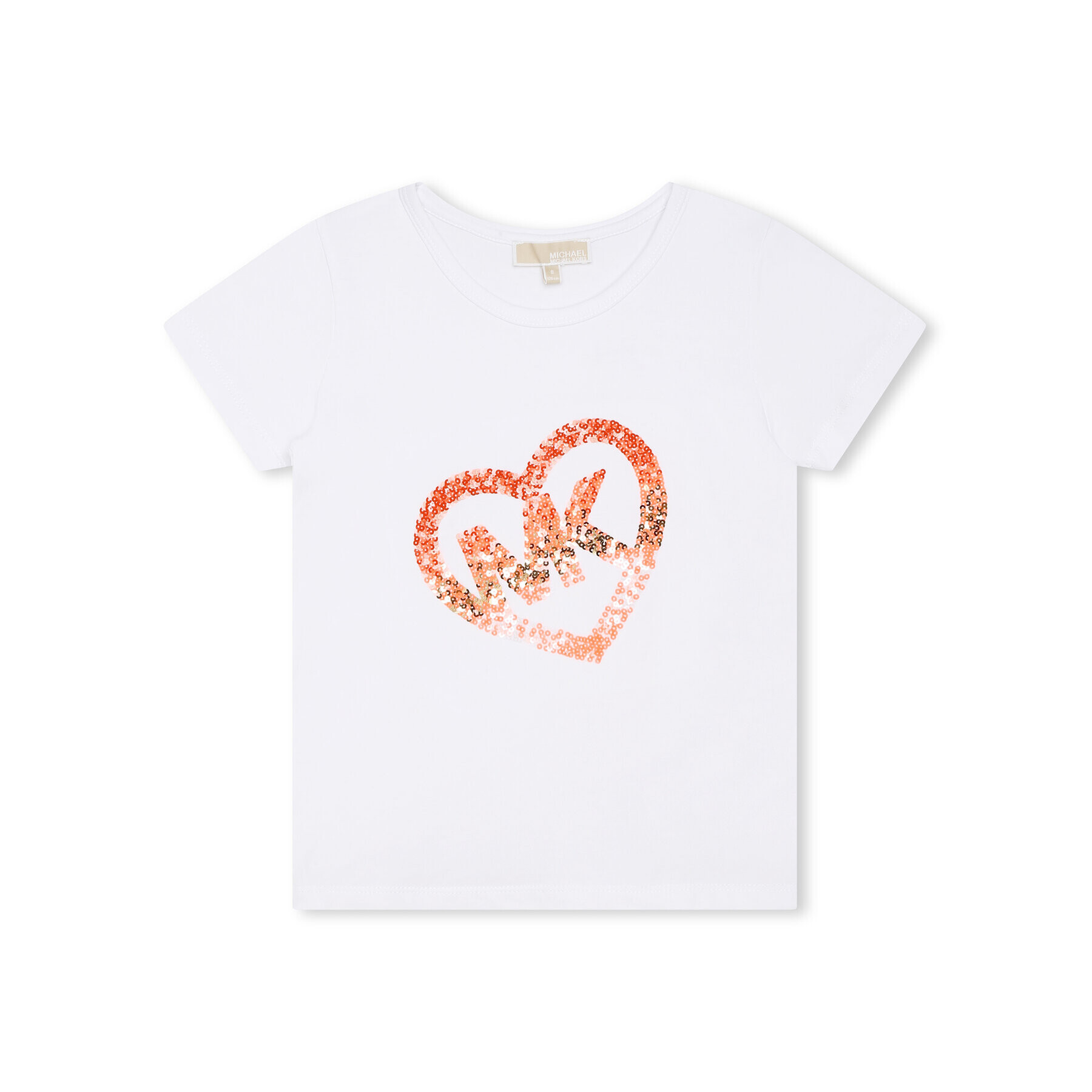 MICHAEL KORS KIDS Тишърт R15185 S Бял Regular Fit - Pepit.bg
