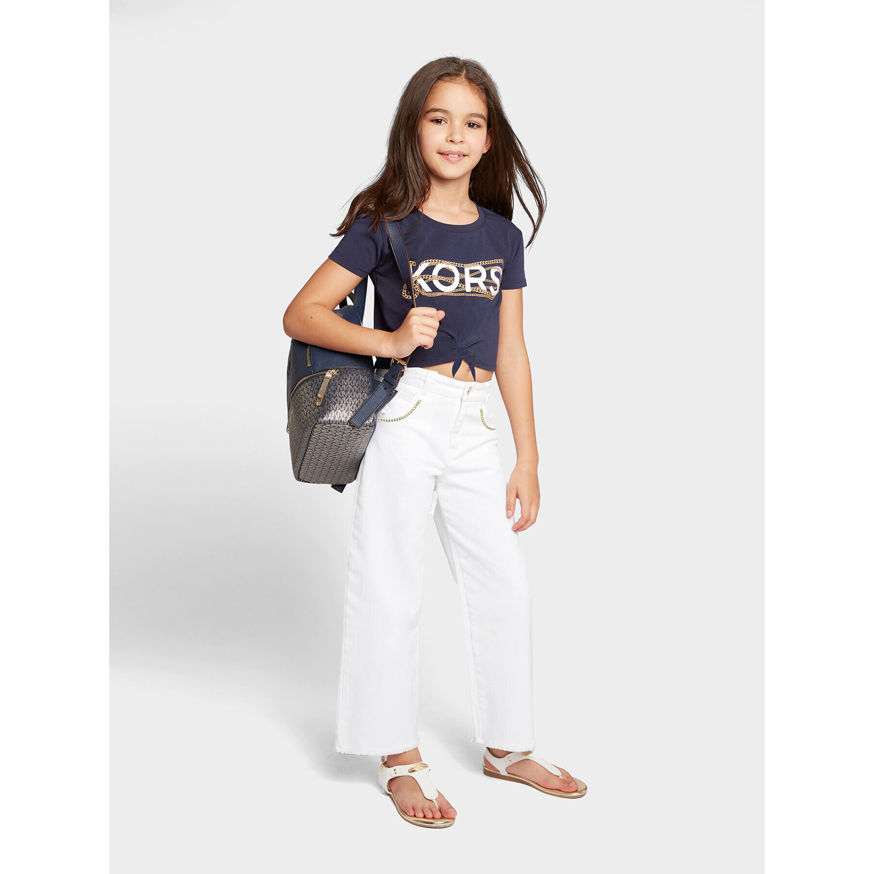 MICHAEL KORS KIDS Тишърт R15188 S Тъмносин Regular Fit - Pepit.bg