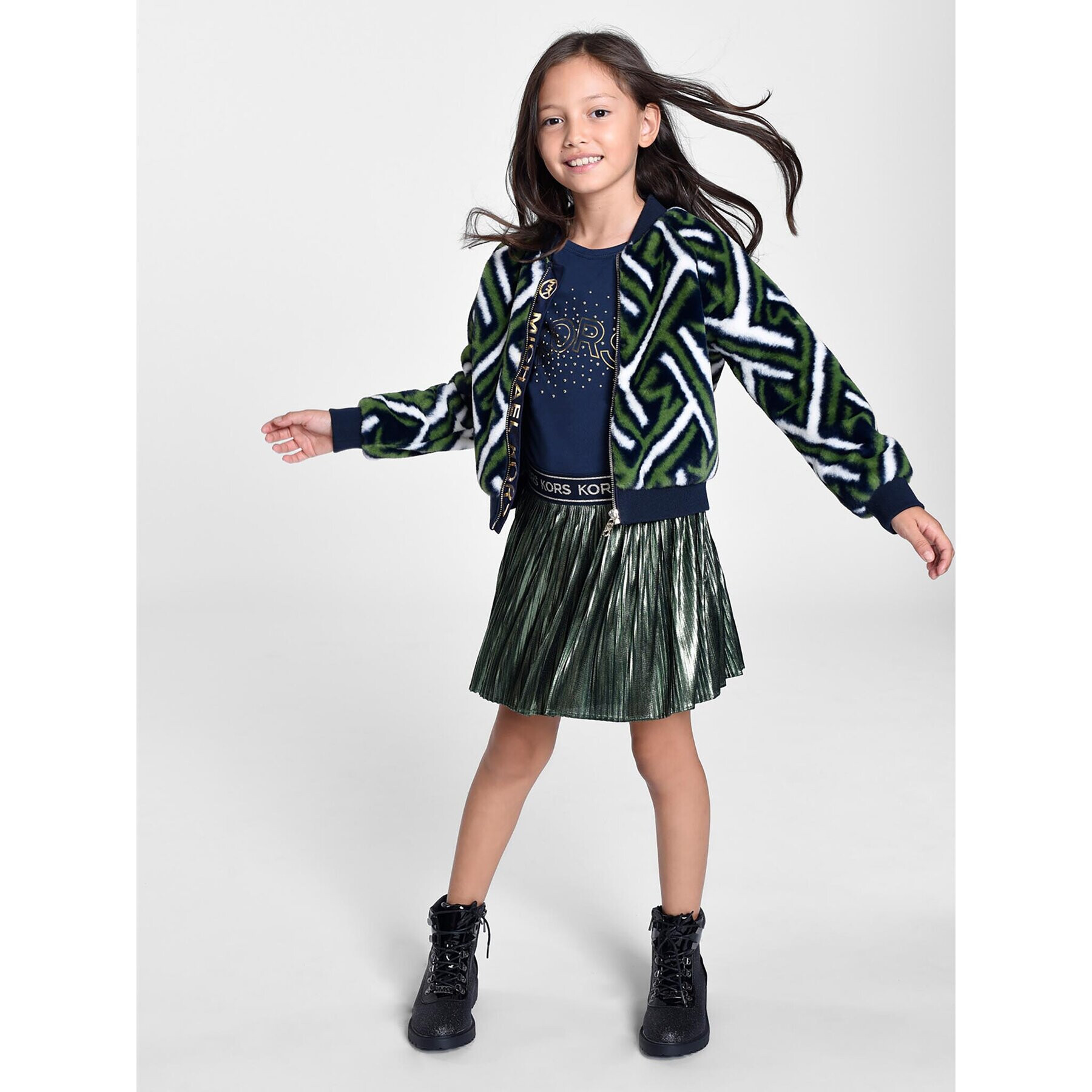 MICHAEL KORS KIDS Тишърт R15194 Тъмносин Regular Fit - Pepit.bg