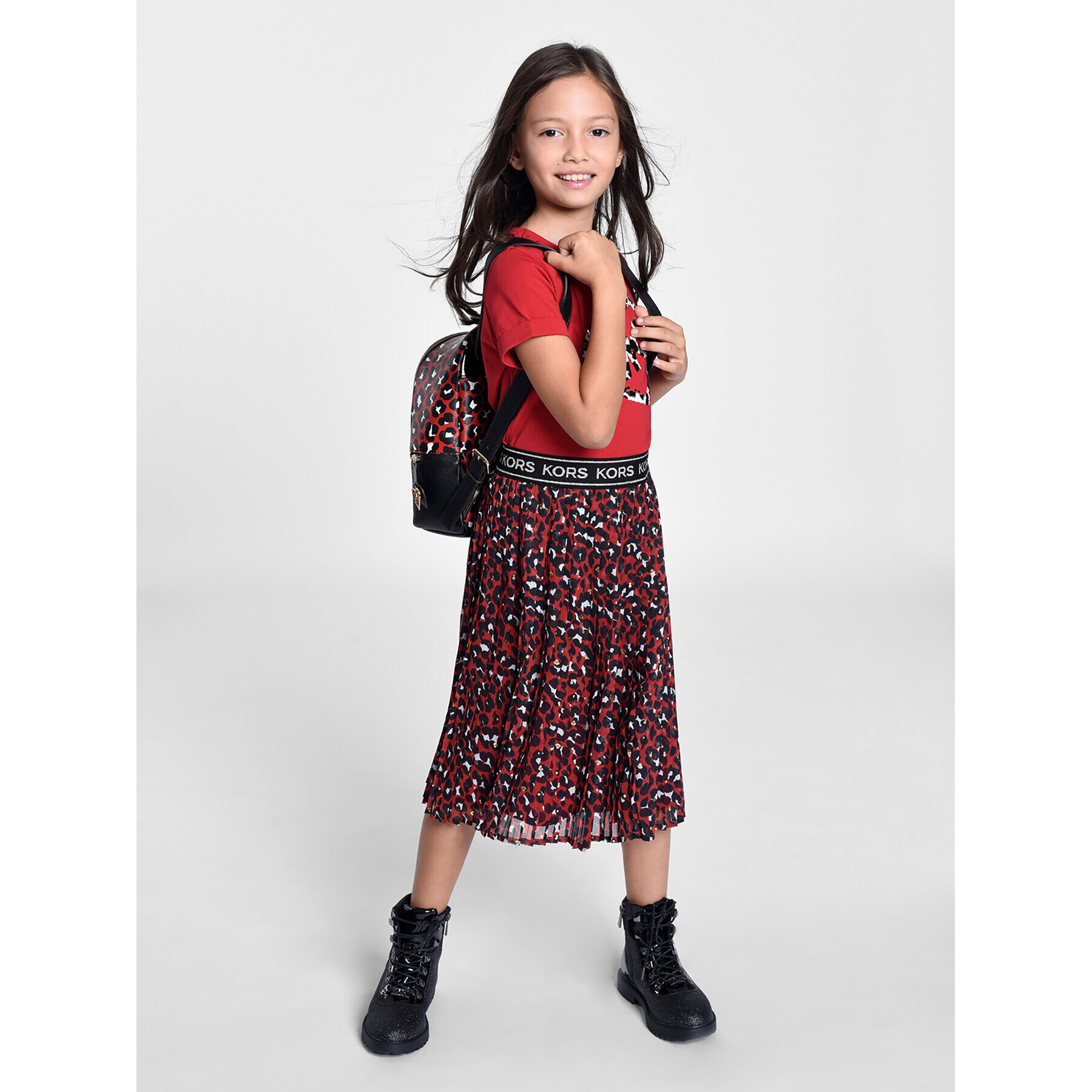 MICHAEL KORS KIDS Тишърт R15201 Червен Regular Fit - Pepit.bg