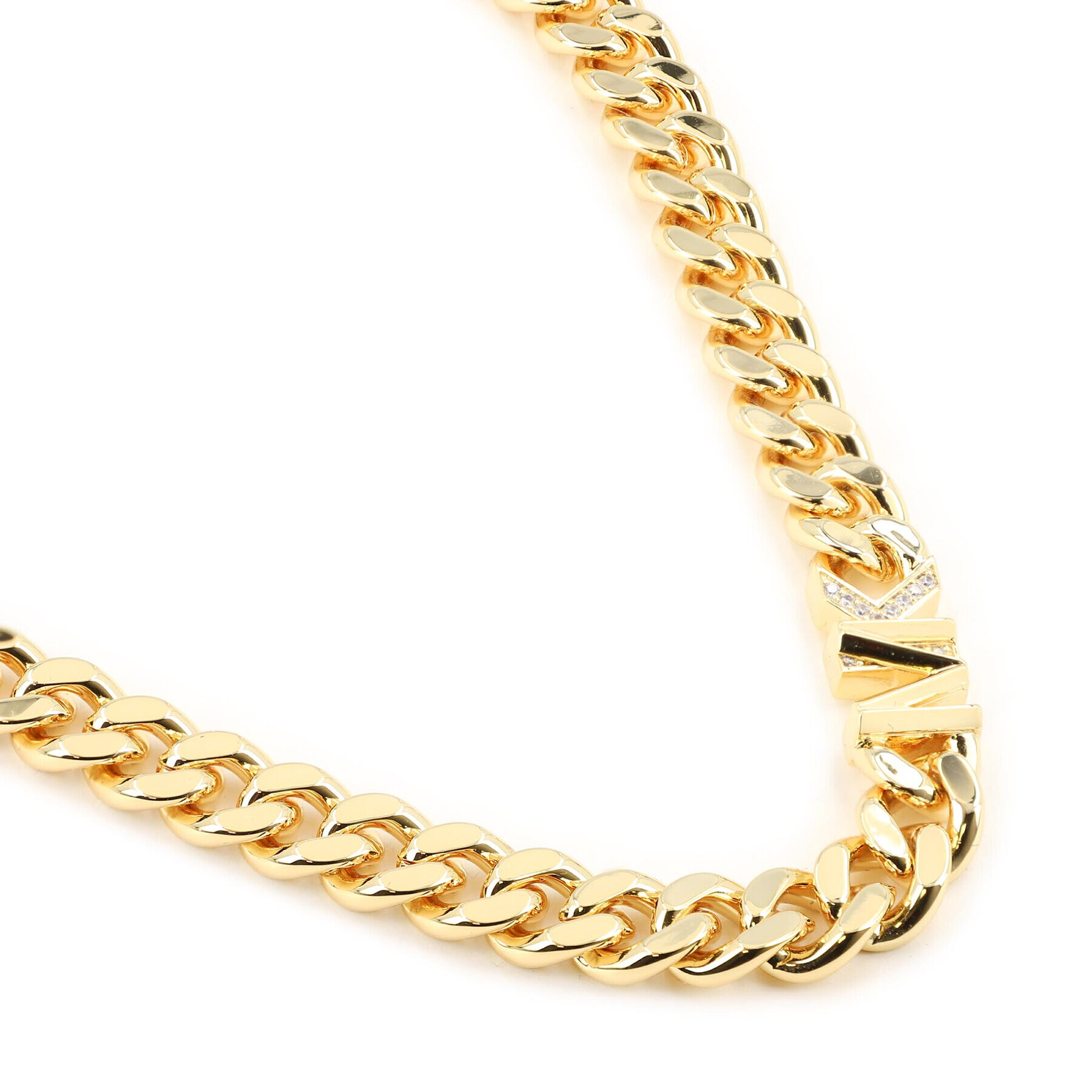 Michael Kors Колие Brass MKJ7835710 Златист - Pepit.bg