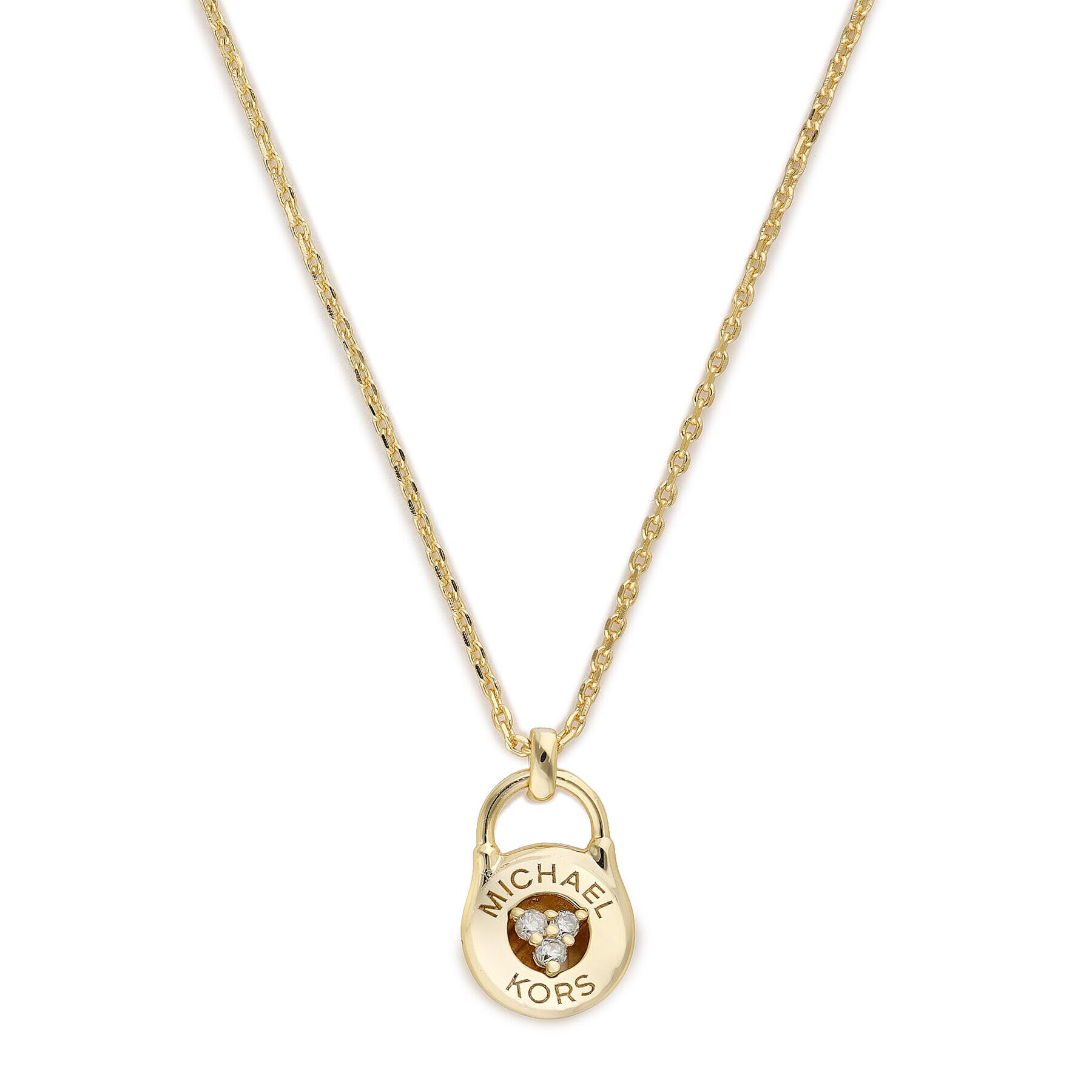 Michael Kors Колие Mk Lgd Lock Neck MKC1573AN710 Златист - Pepit.bg