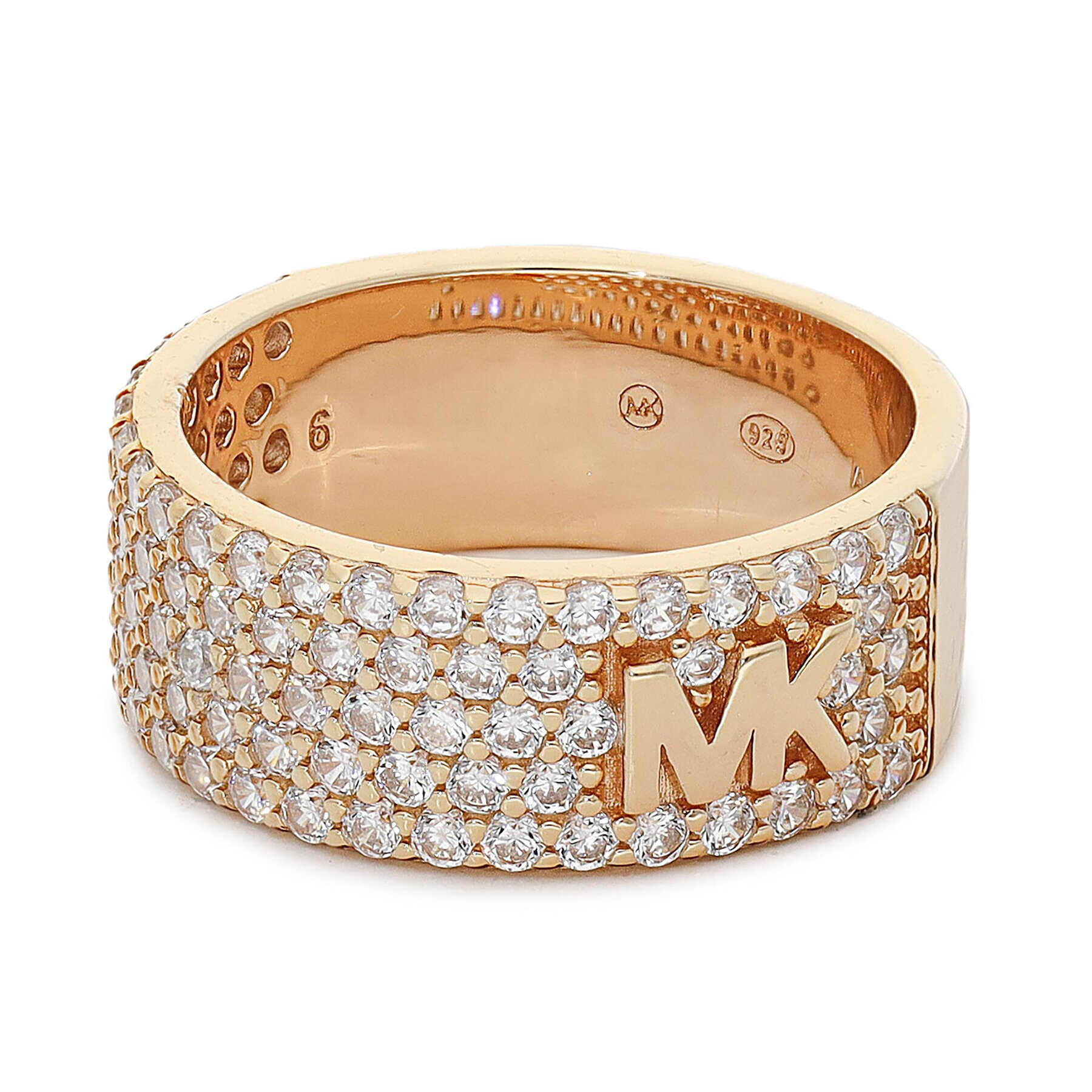 Michael Kors Пръстен Pave Ring MKC1555AN791 Розов - Pepit.bg