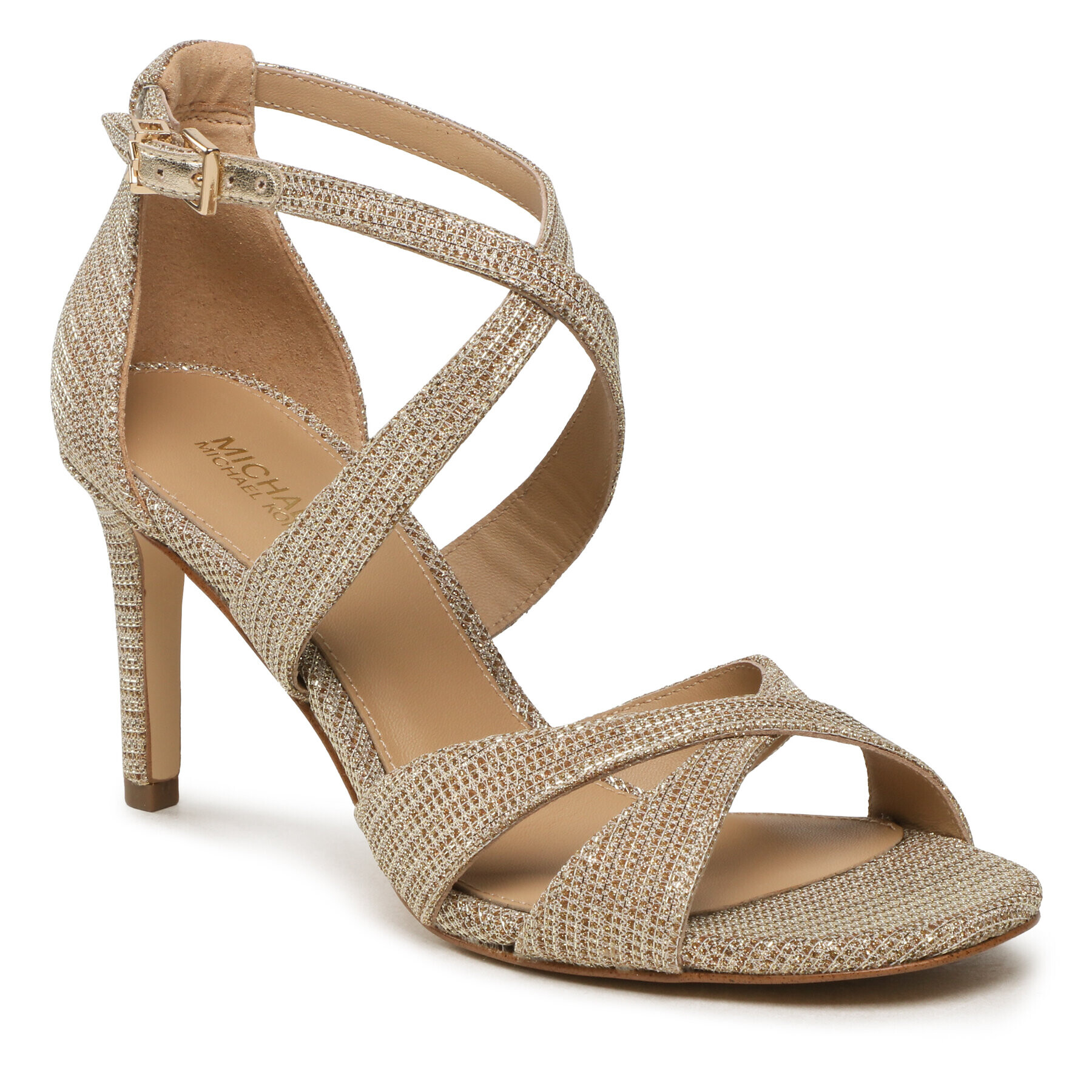 Michael Kors Сандали Kinsley Sandal 40S3KSMS1D Златист - Pepit.bg