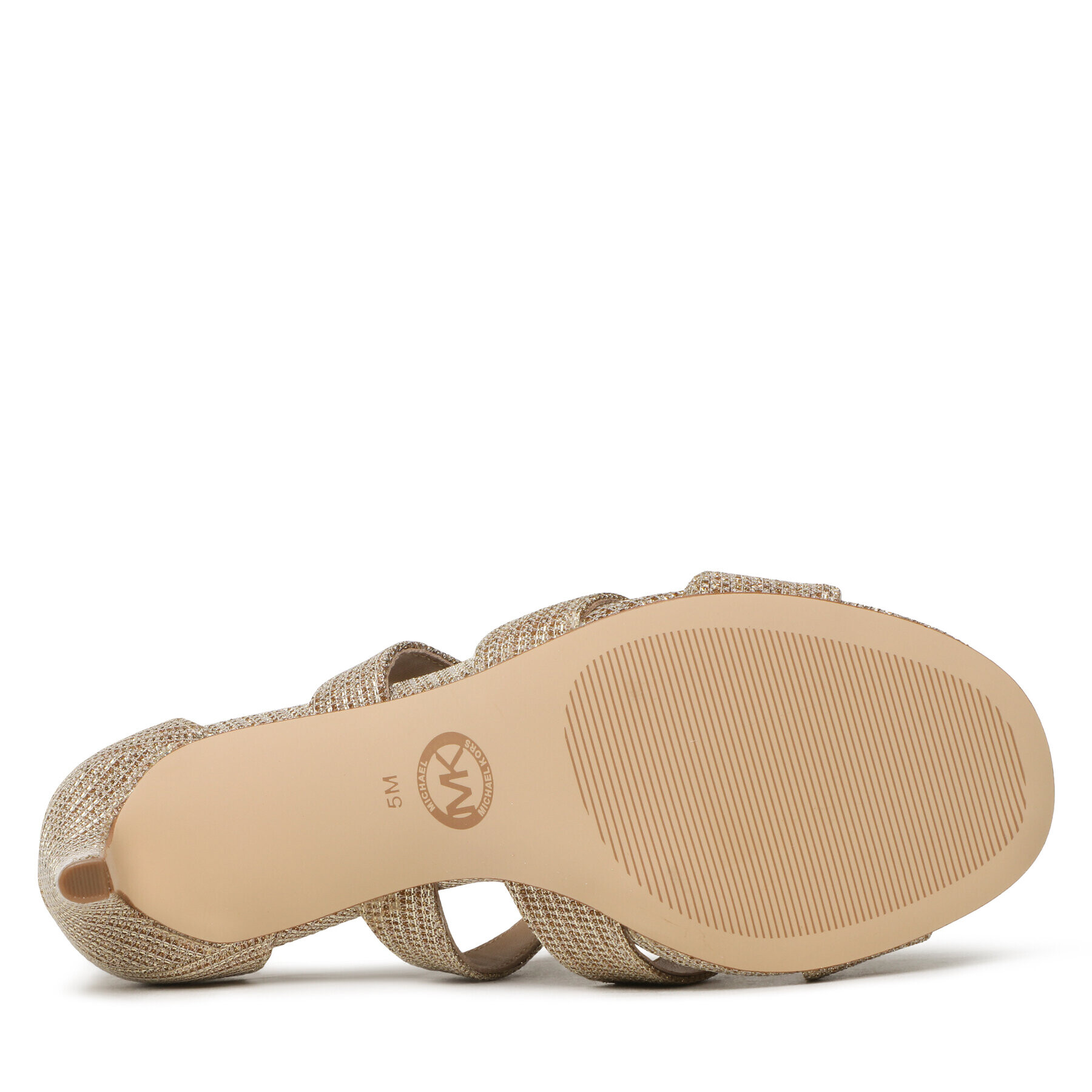 Michael Kors Сандали Kinsley Sandal 40S3KSMS1D Златист - Pepit.bg