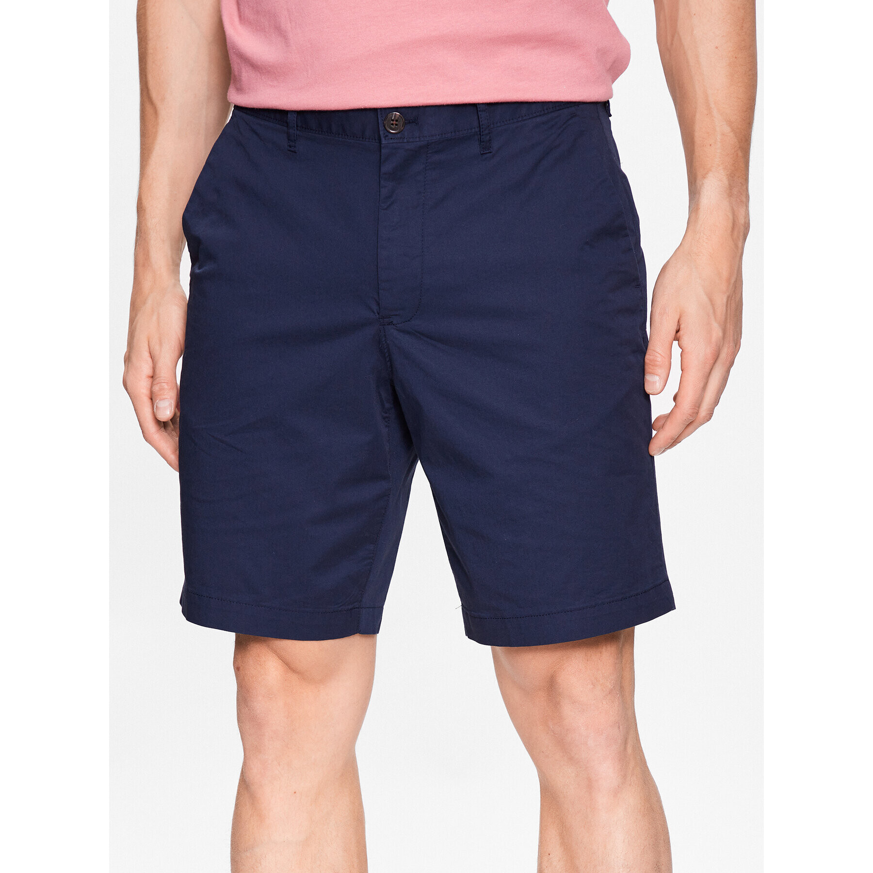 Michael Kors Шорти от плат CS93CSK4JJ Тъмносин Slim Fit - Pepit.bg