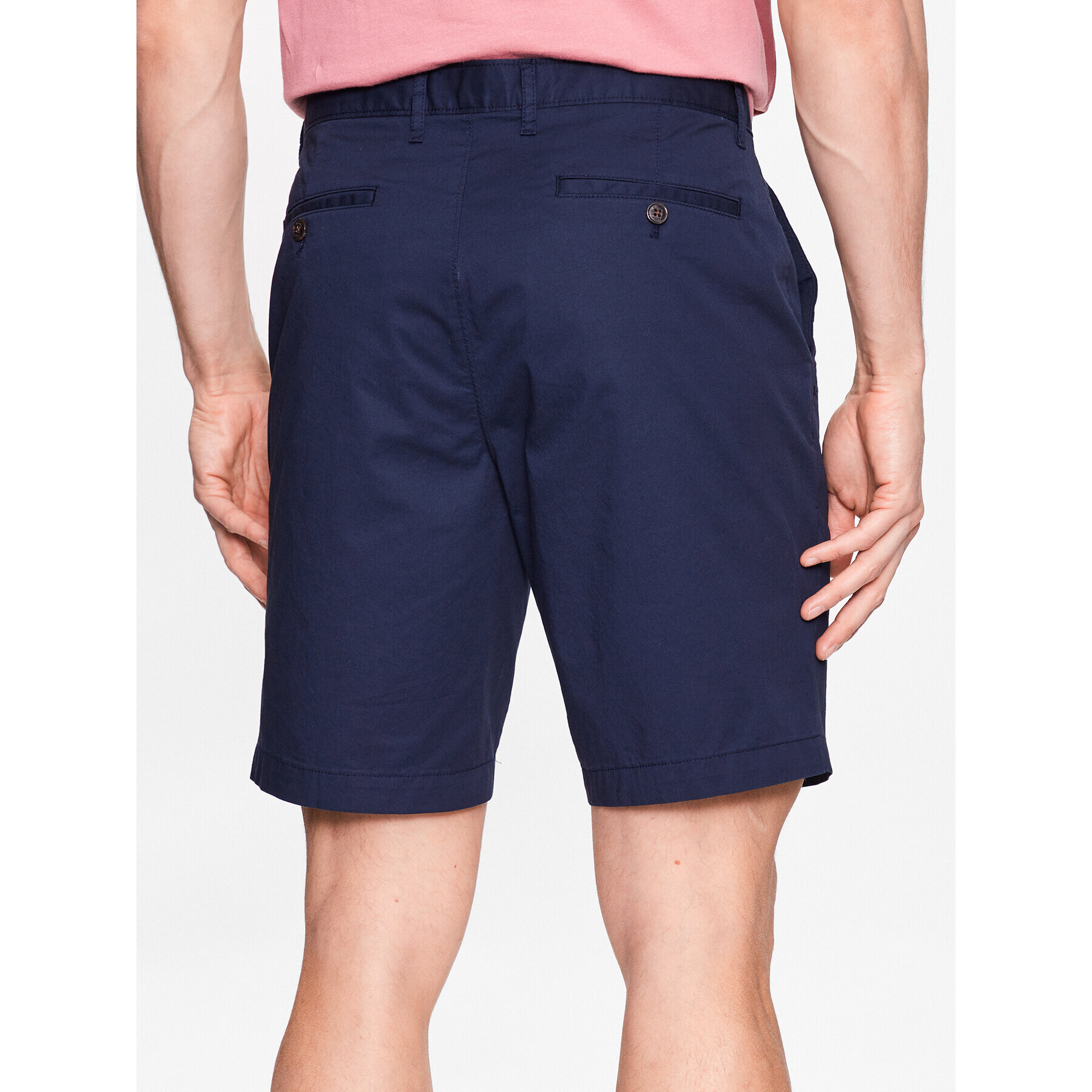 Michael Kors Шорти от плат CS93CSK4JJ Тъмносин Slim Fit - Pepit.bg