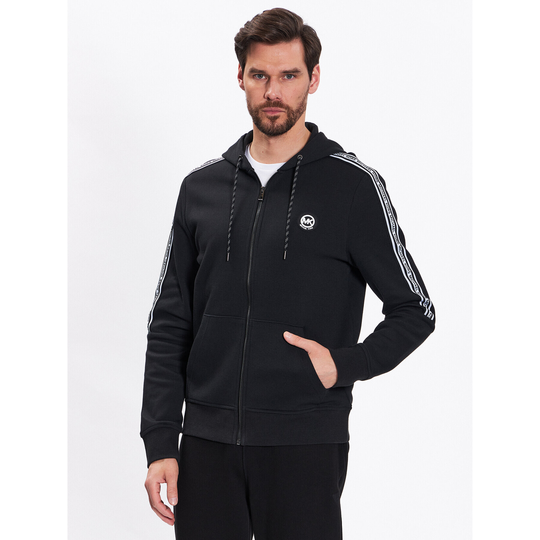 Michael Kors Суитшърт CS250QD5MF Черен Regular Fit - Pepit.bg