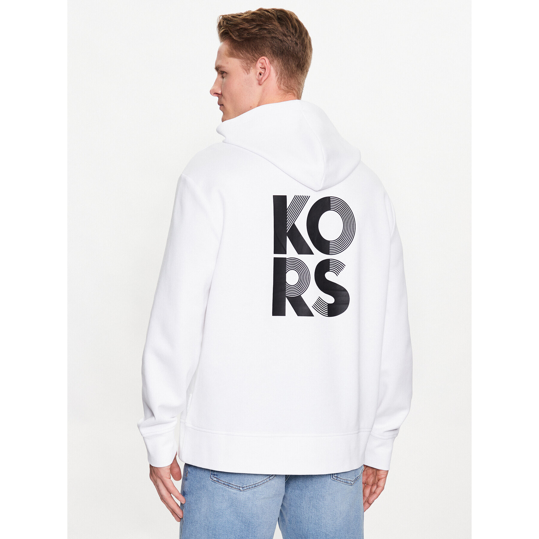 Michael Kors Суитшърт CS351G75MF Бял Regular Fit - Pepit.bg