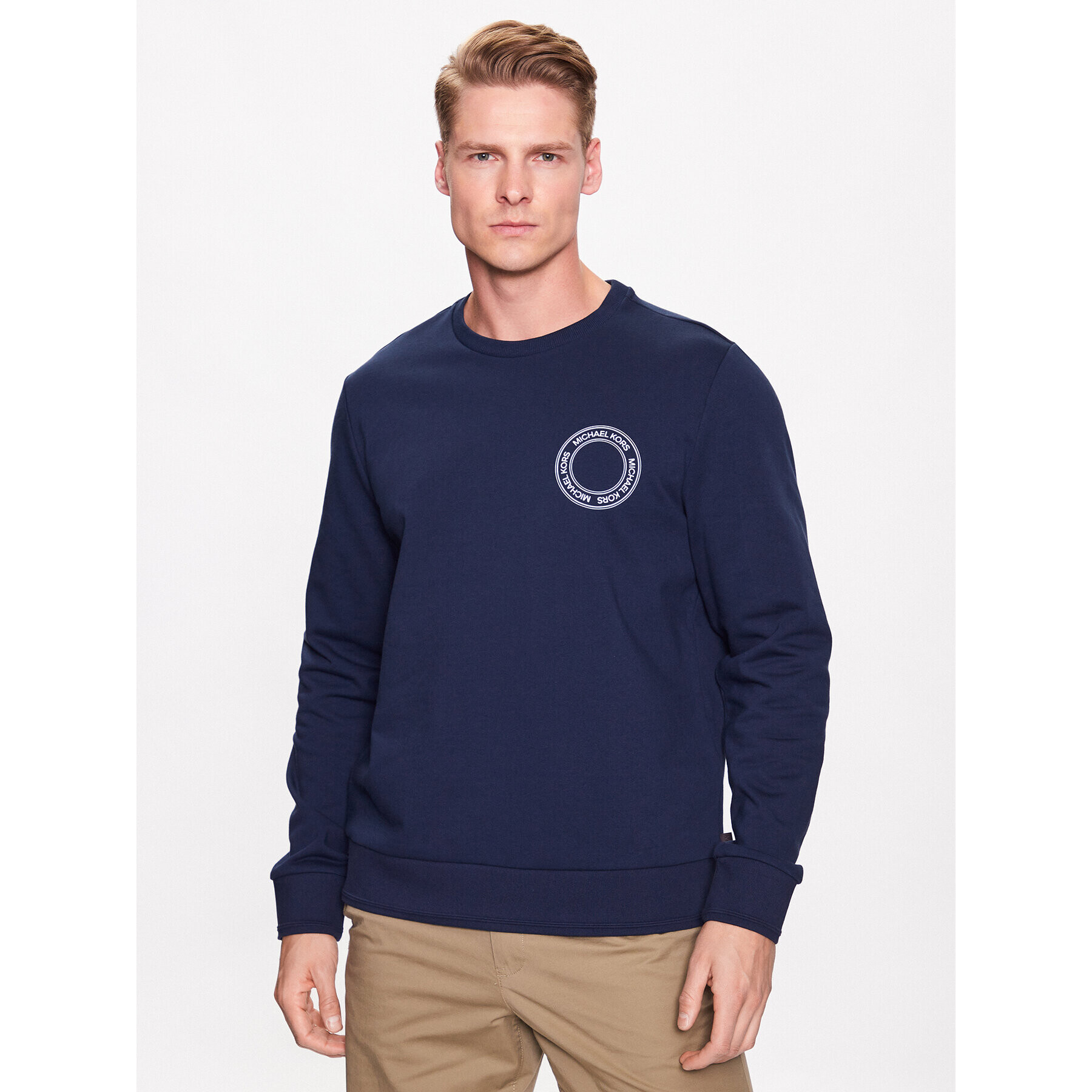 Michael Kors Суитшърт CS351K485Y Тъмносин Regular Fit - Pepit.bg