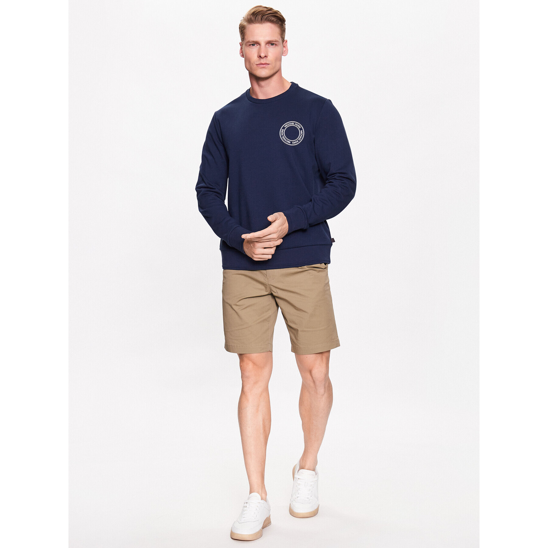 Michael Kors Суитшърт CS351K485Y Тъмносин Regular Fit - Pepit.bg
