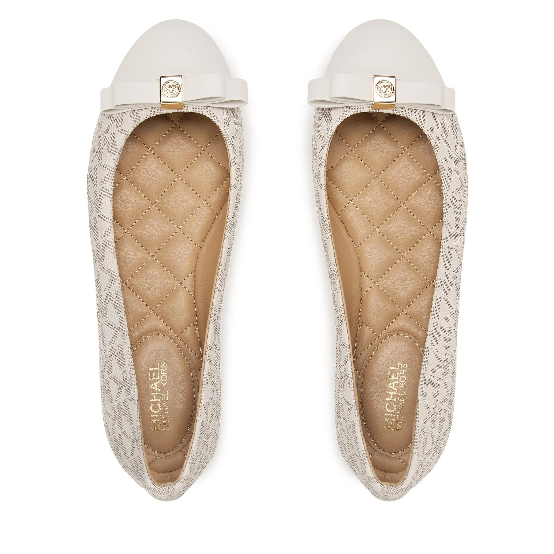 MICHAEL Michael Kors Балеринки Andrea Ballet 40R3ANFP1B Екрю - Pepit.bg