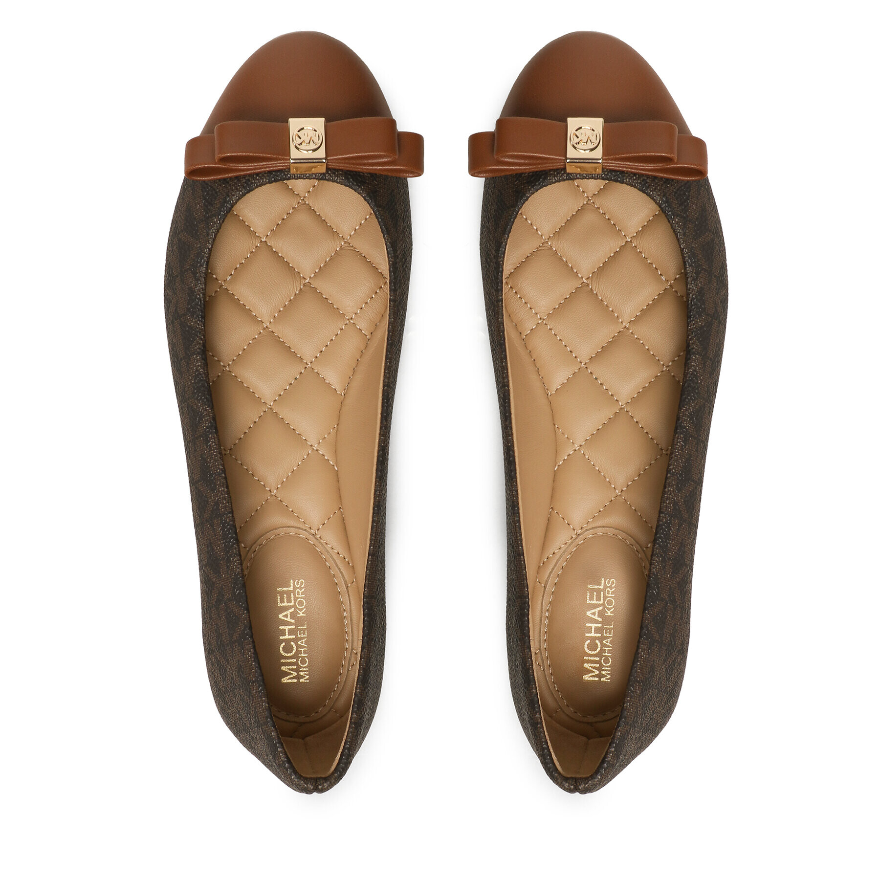 MICHAEL Michael Kors Балеринки Andrea Ballet 40R3ANFP1B Кафяв - Pepit.bg