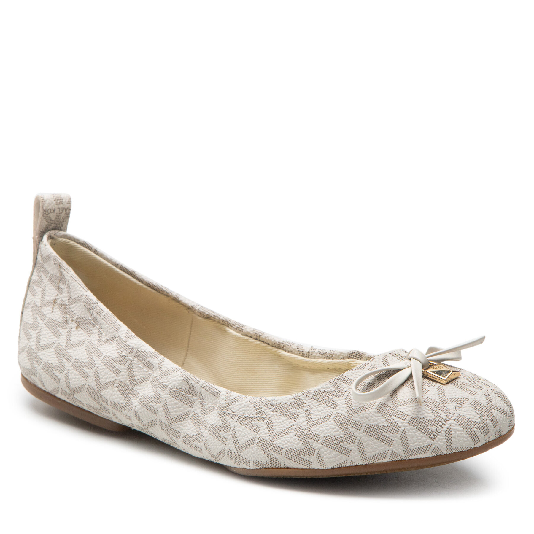 MICHAEL Michael Kors Балеринки Juliette Flat 40S2JTFP1B Бял - Pepit.bg