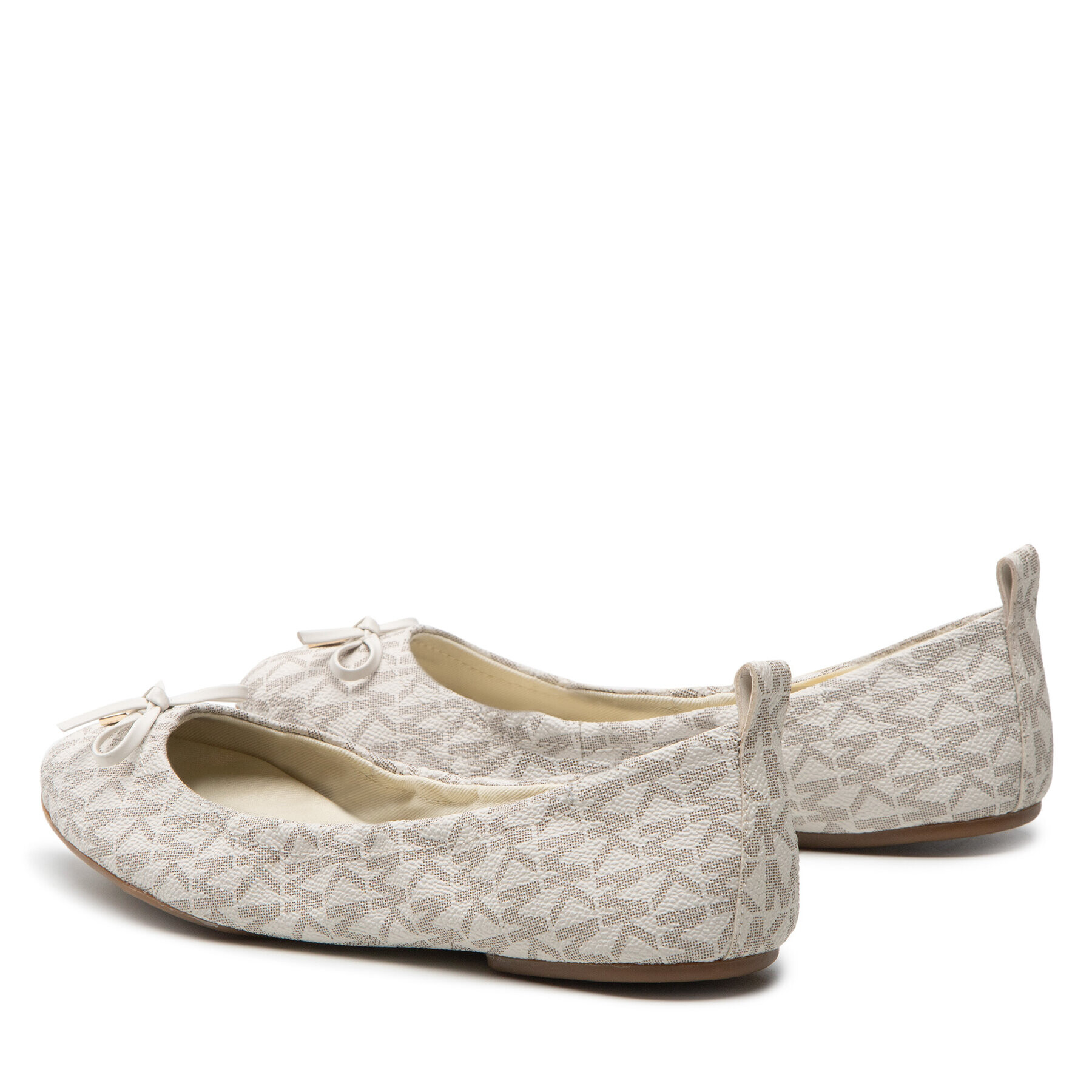 MICHAEL Michael Kors Балеринки Juliette Flat 40S2JTFP1B Бял - Pepit.bg