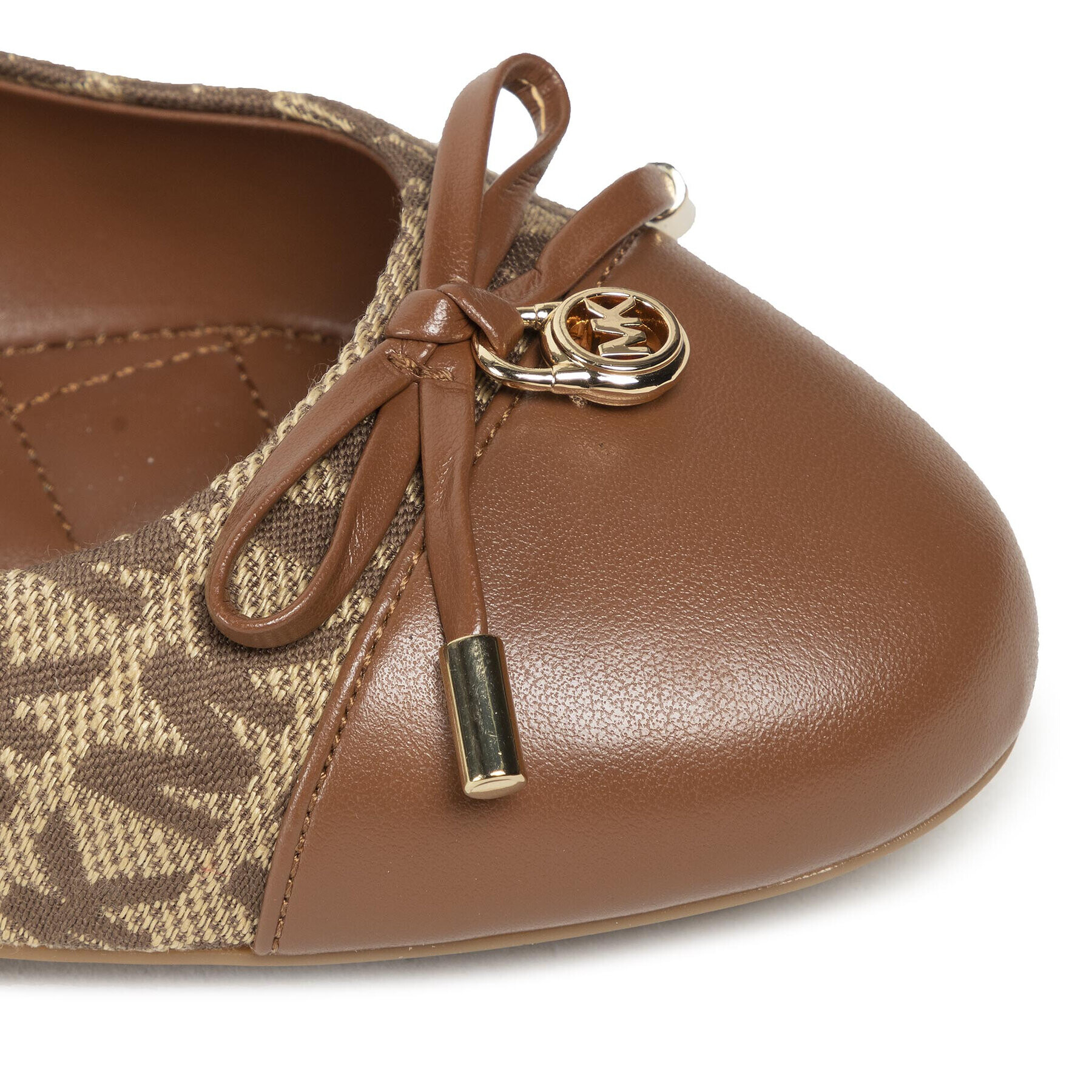 MICHAEL Michael Kors Балеринки Melody Toe Cap 40S2MLFPAY Кафяв - Pepit.bg