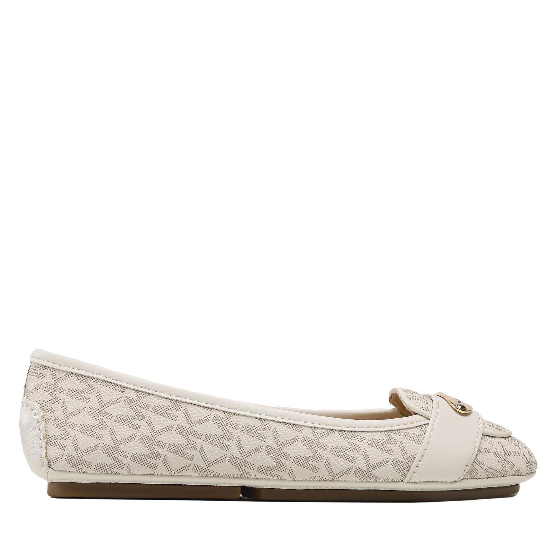 MICHAEL Michael Kors Балеринки Mk Plate Moc 40R3MKFR1B Бежов - Pepit.bg