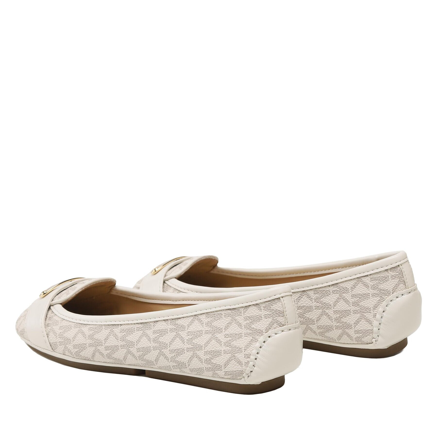 MICHAEL Michael Kors Балеринки Mk Plate Moc 40R3MKFR1B Бежов - Pepit.bg