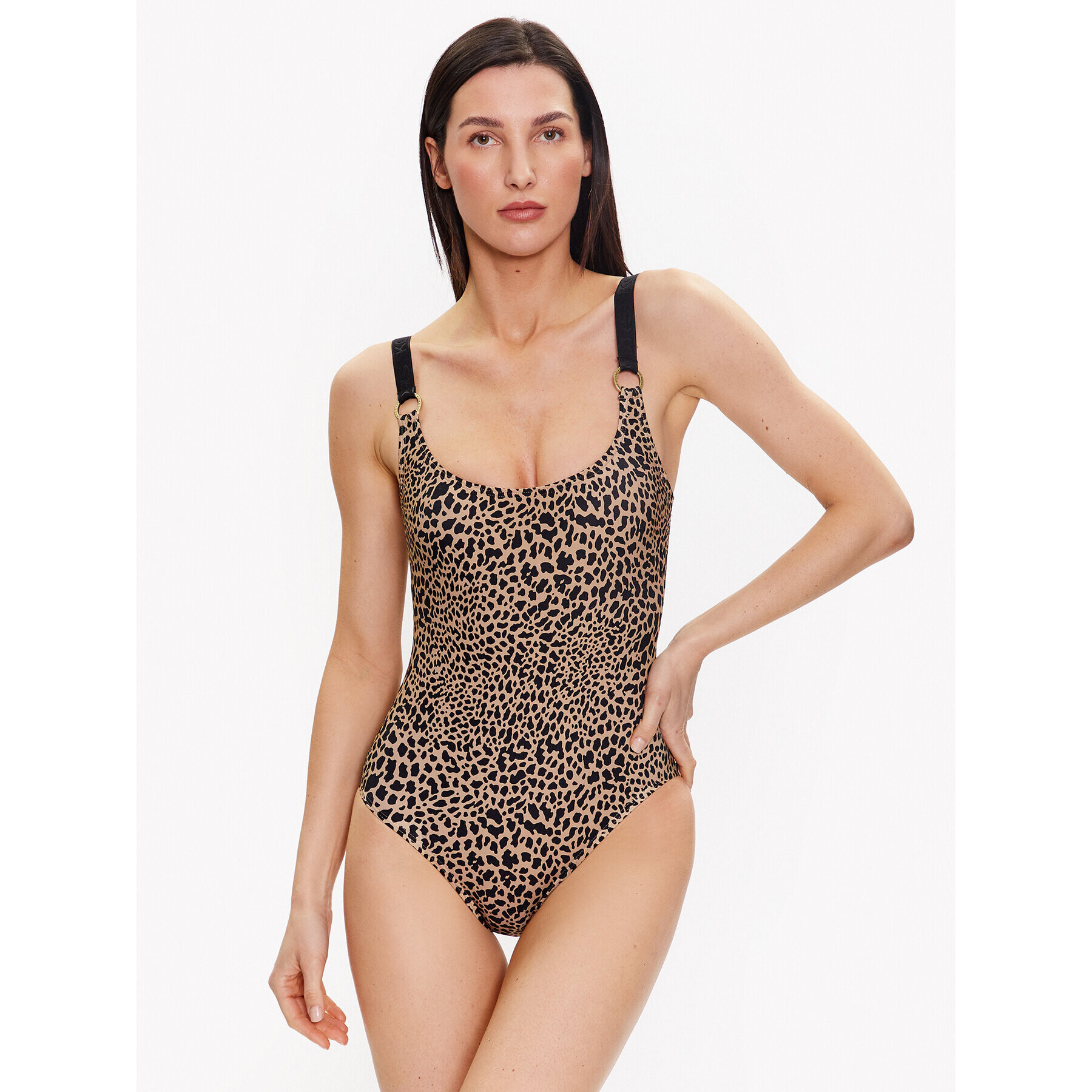 MICHAEL Michael Kors Бански костюм Abstract Animal MM3K604 Зелен - Pepit.bg
