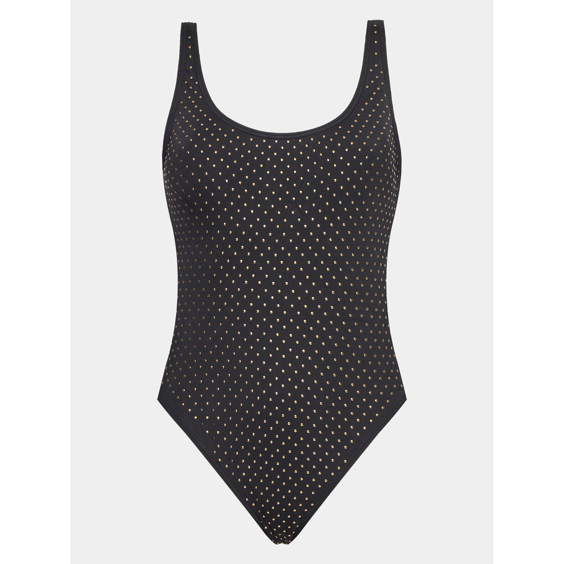 MICHAEL Michael Kors Бански костюм Glam Deco Scoopneck MM1M396 Черен - Pepit.bg