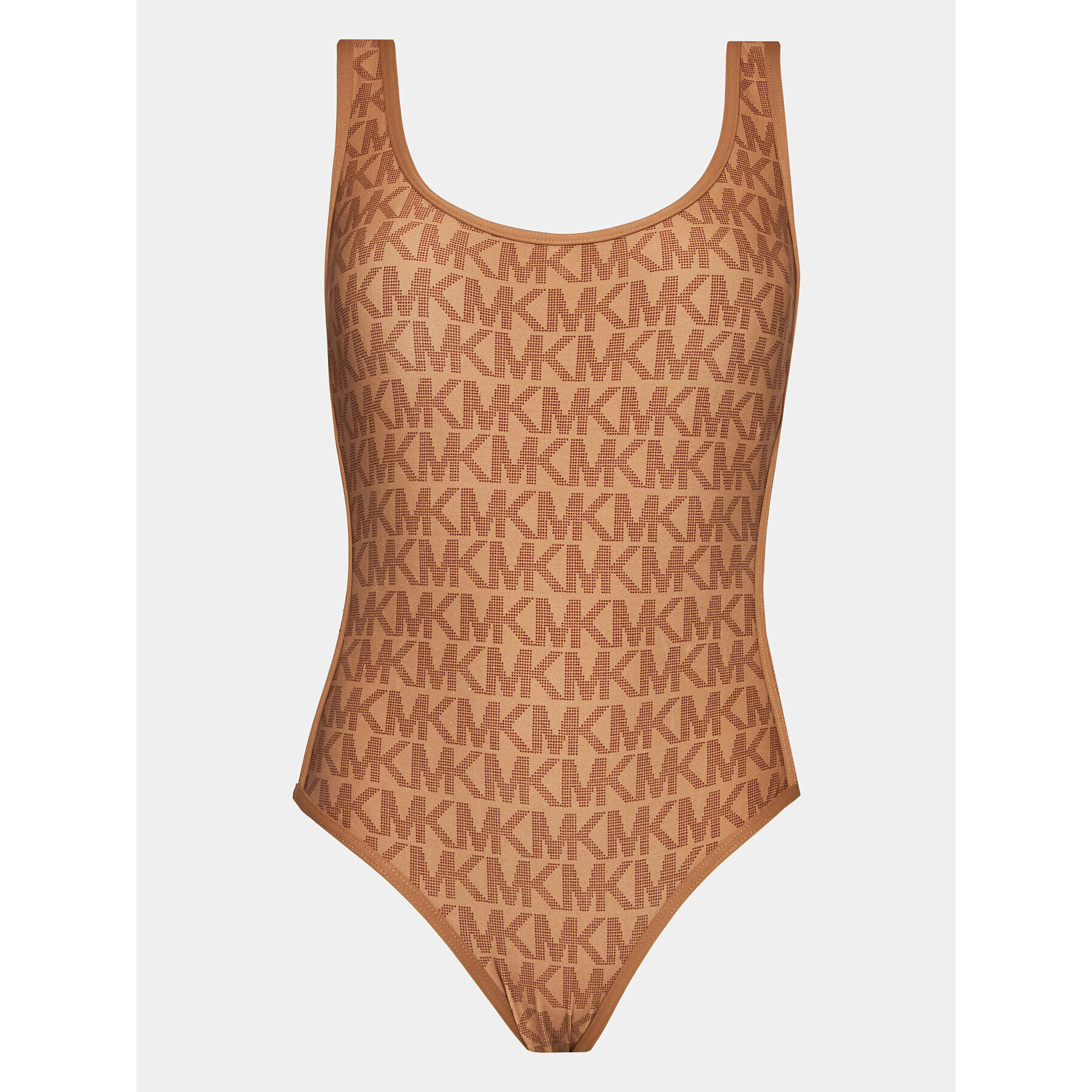 MICHAEL Michael Kors Бански костюм Signature Logo MM2N188 Кафяв - Pepit.bg