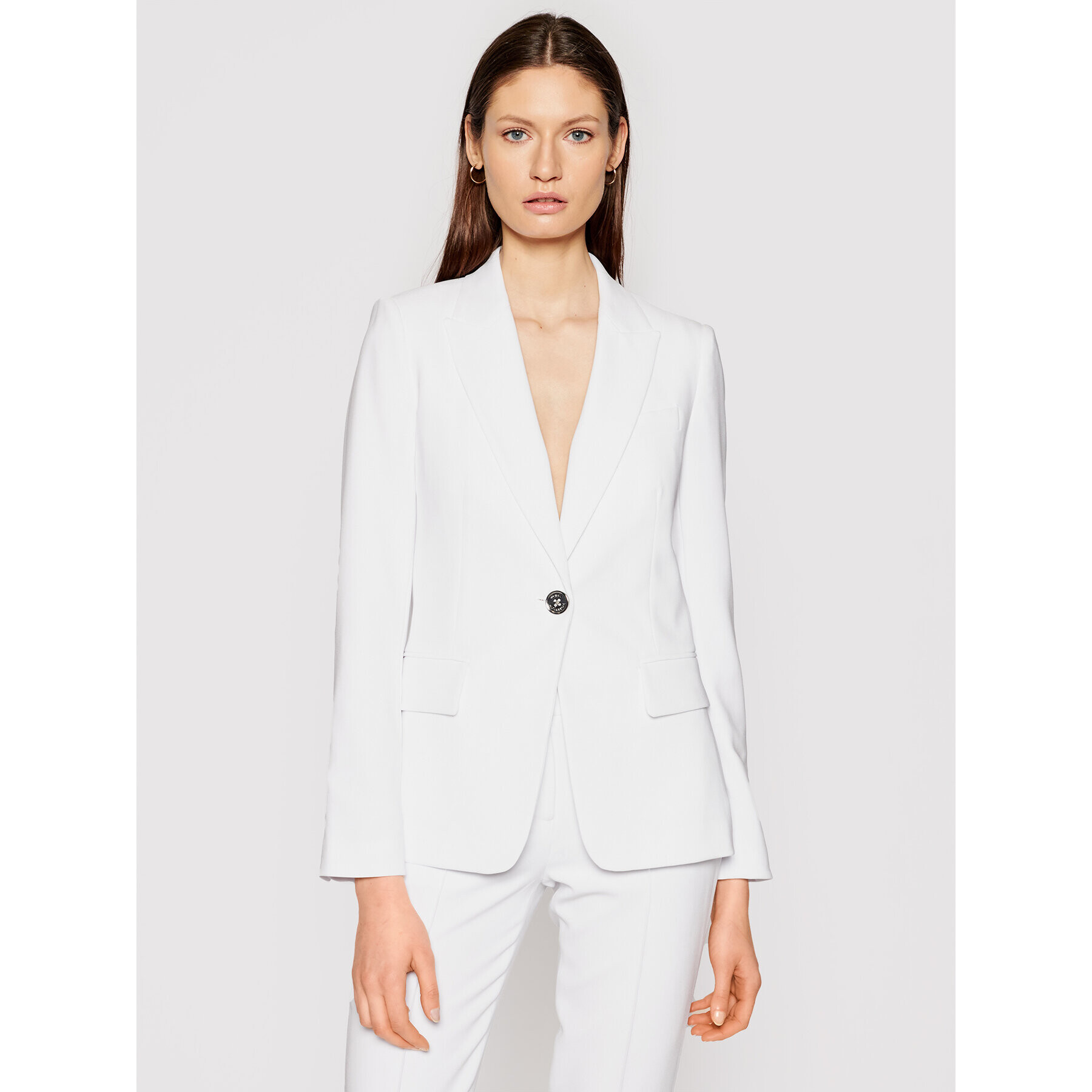 MICHAEL Michael Kors Блейзър MS1100KENX Бял Regular Fit - Pepit.bg