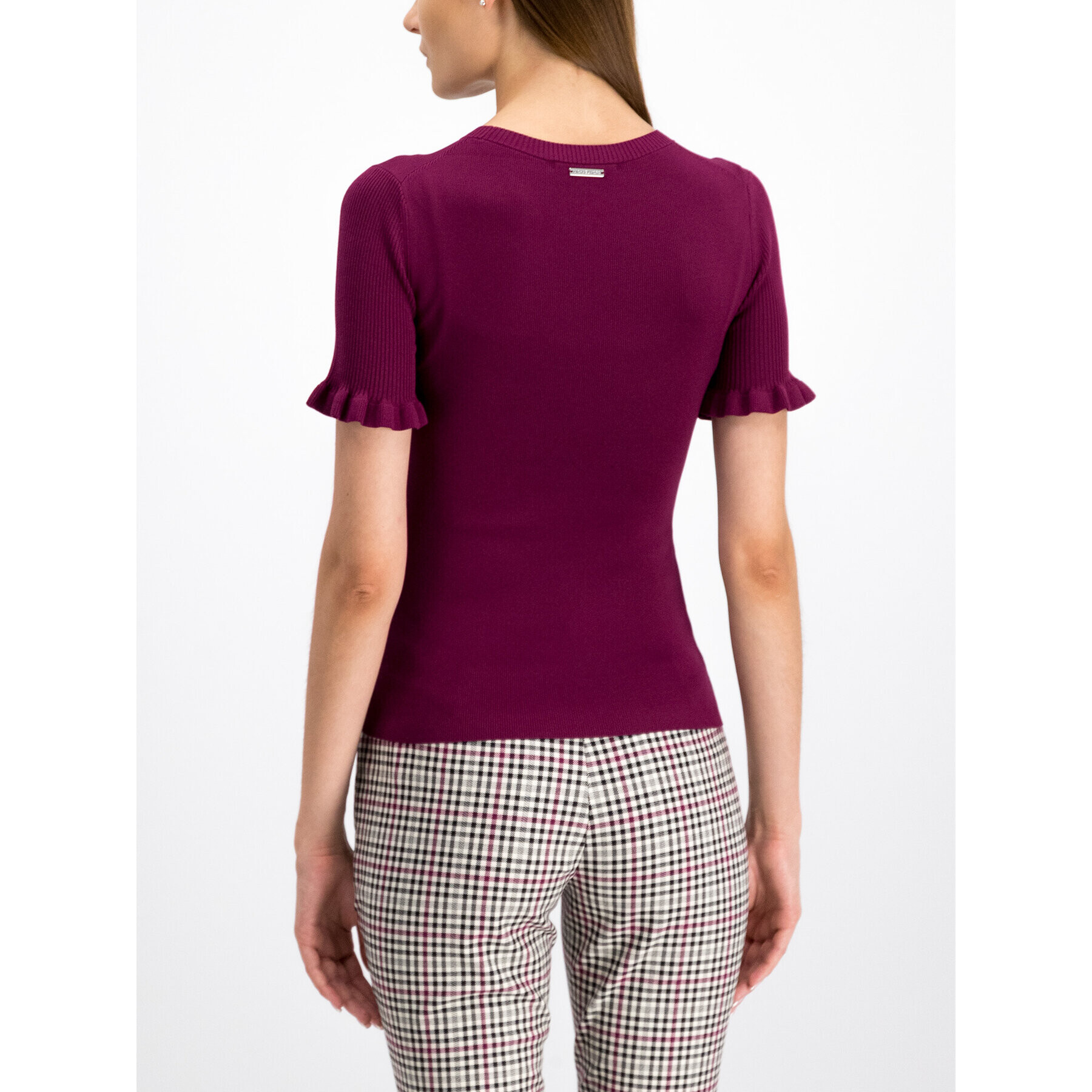 MICHAEL Michael Kors Блуза MU96NZL5ZV Виолетов Slim Fit - Pepit.bg