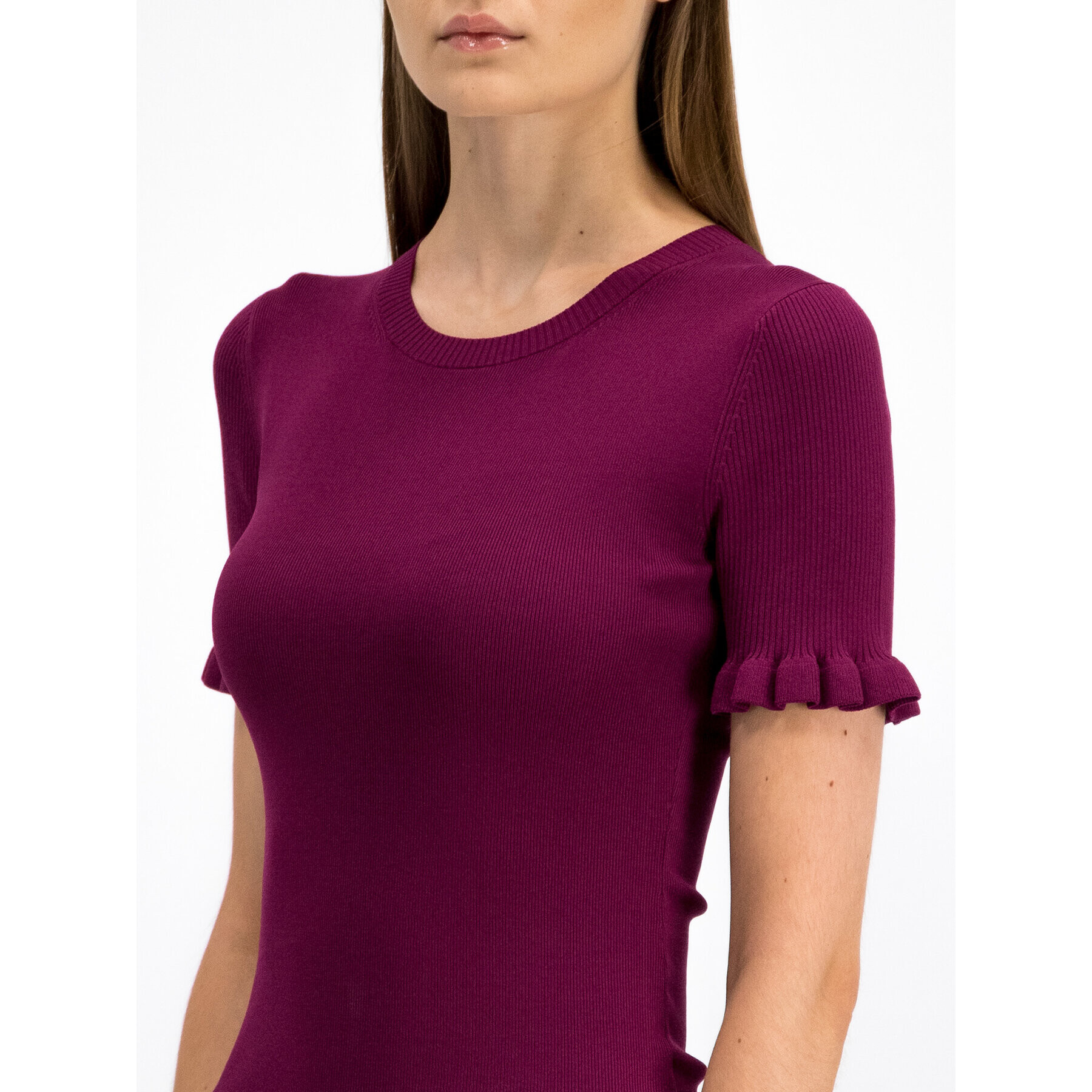 MICHAEL Michael Kors Блуза MU96NZL5ZV Виолетов Slim Fit - Pepit.bg