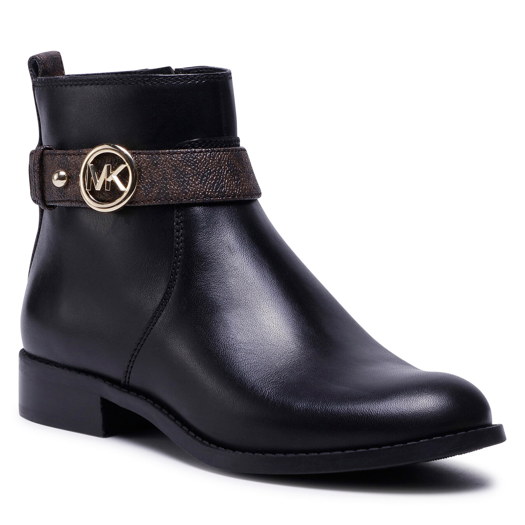 MICHAEL Michael Kors Боти Abigail Flat Bootie 40F0ABFE6L Черен - Pepit.bg