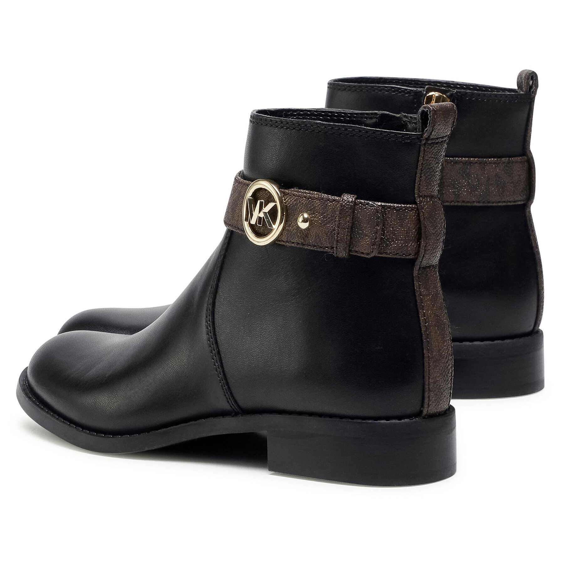 MICHAEL Michael Kors Боти Abigail Flat Bootie 40F0ABFE6L Черен - Pepit.bg