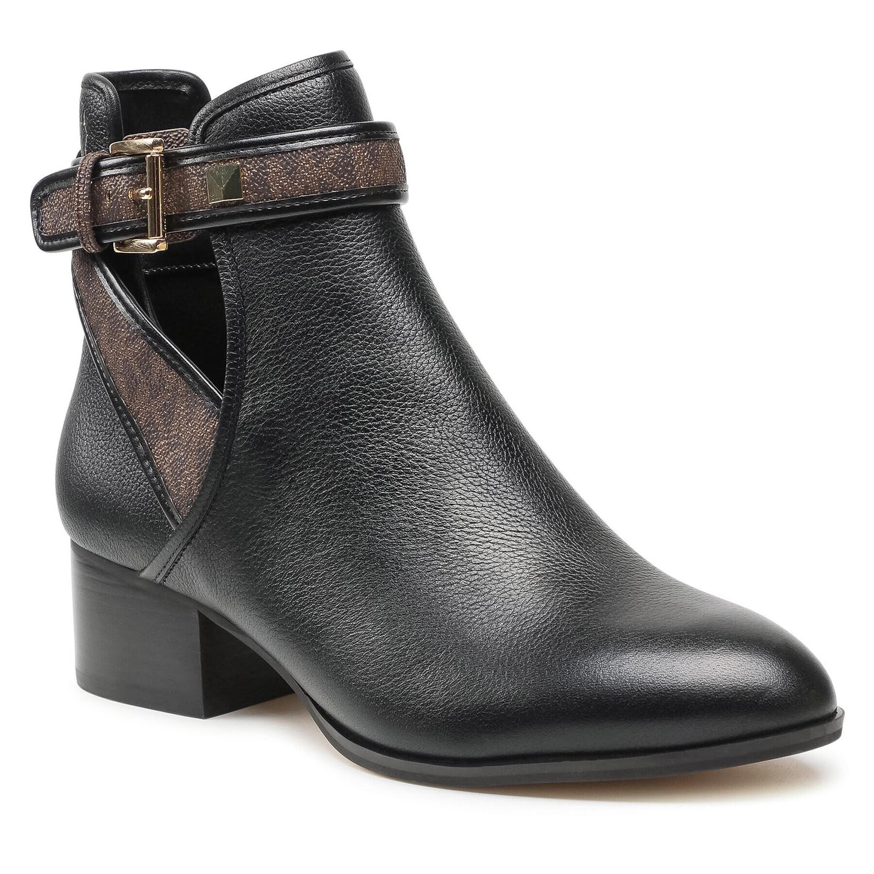 MICHAEL Michael Kors Боти Britton Bootie 40T1BTME7L Черен - Pepit.bg