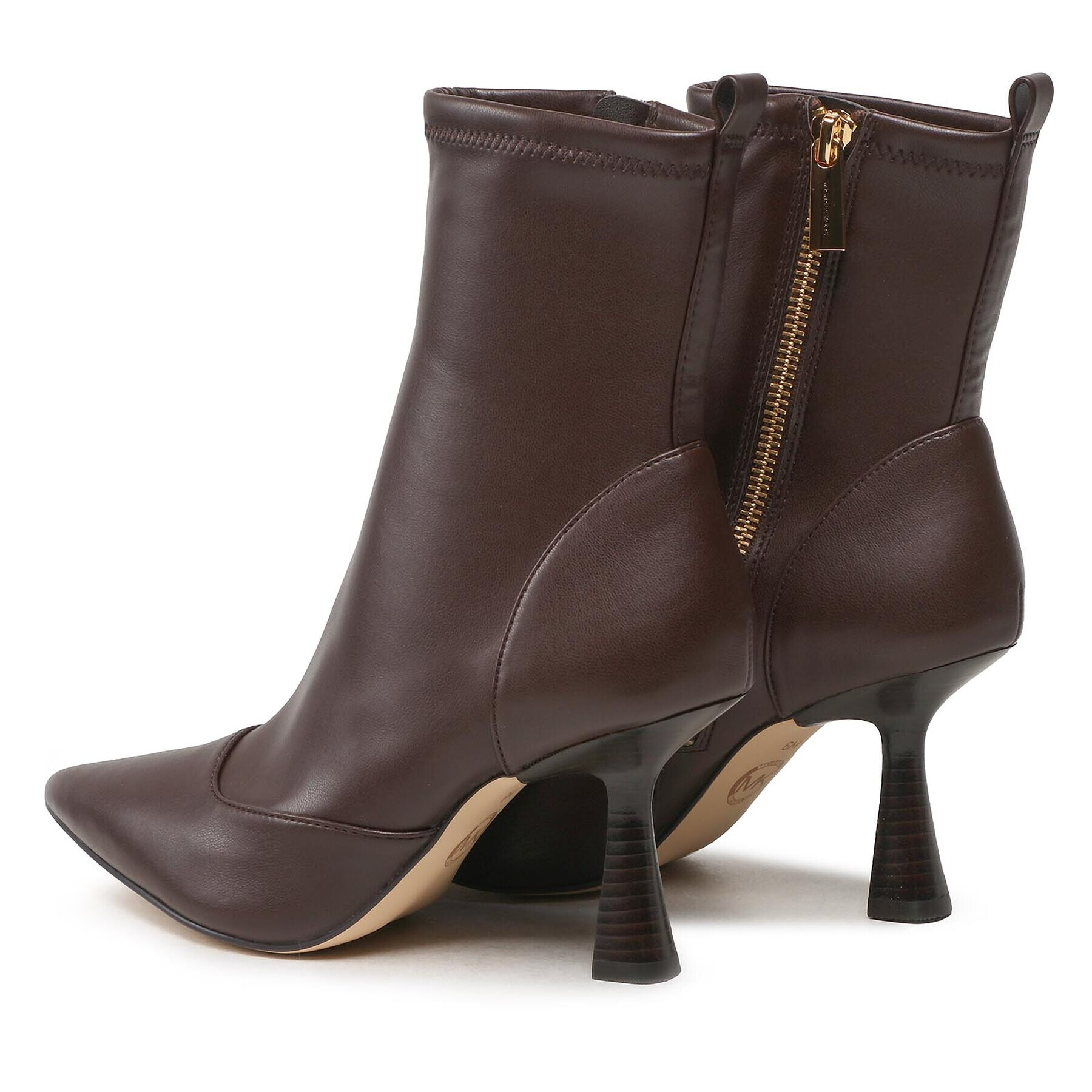 MICHAEL Michael Kors Боти Clara Mid Bootie 40F3CLME5L Кафяв - Pepit.bg