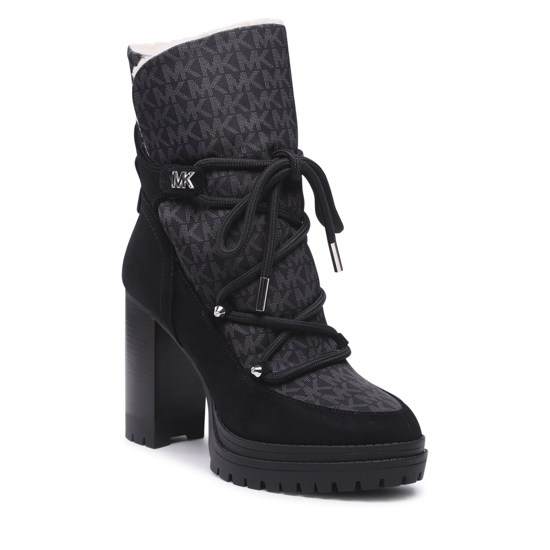 MICHAEL Michael Kors Боти Culver Bootie 40F2CVHE5Y Черен - Pepit.bg