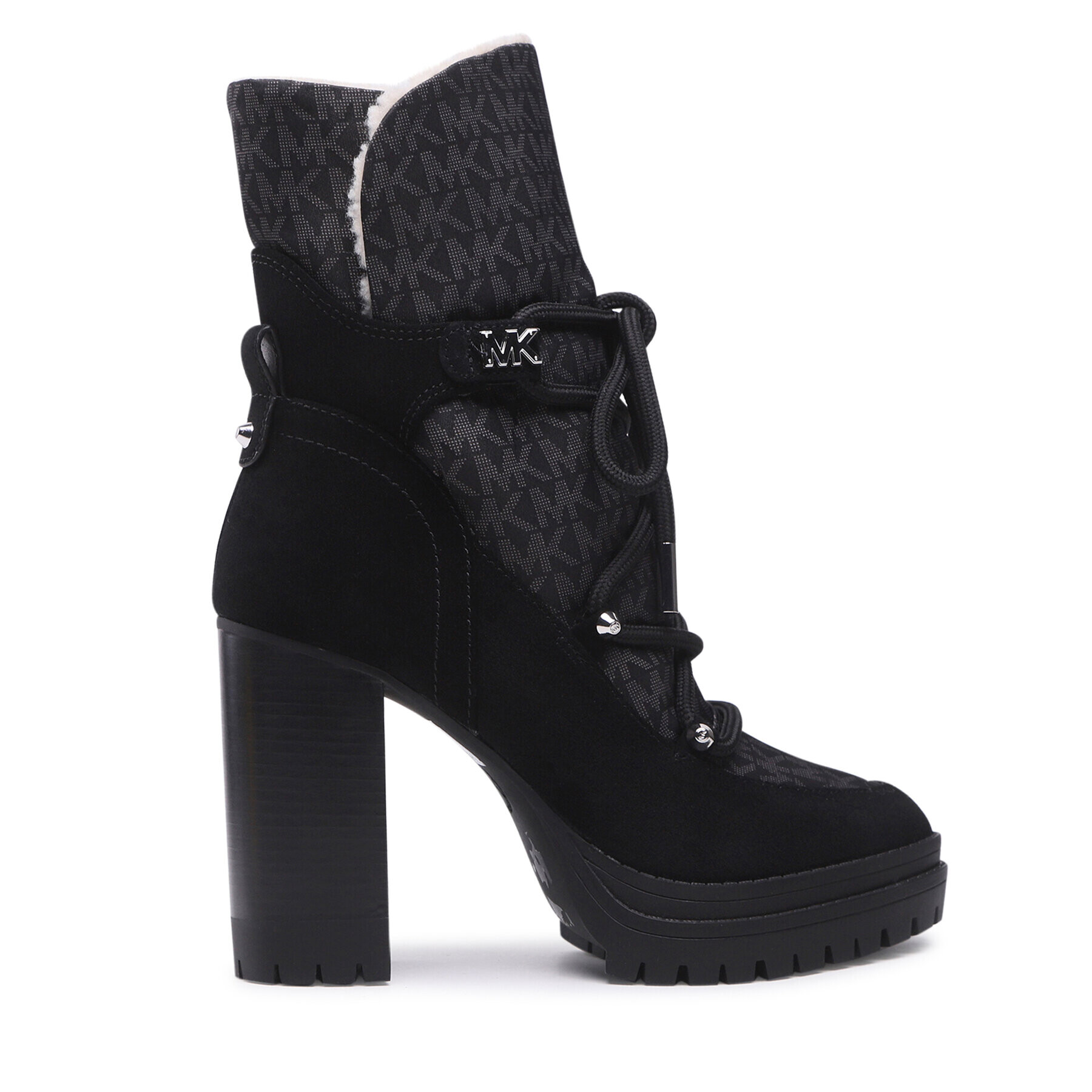 MICHAEL Michael Kors Боти Culver Bootie 40F2CVHE5Y Черен - Pepit.bg