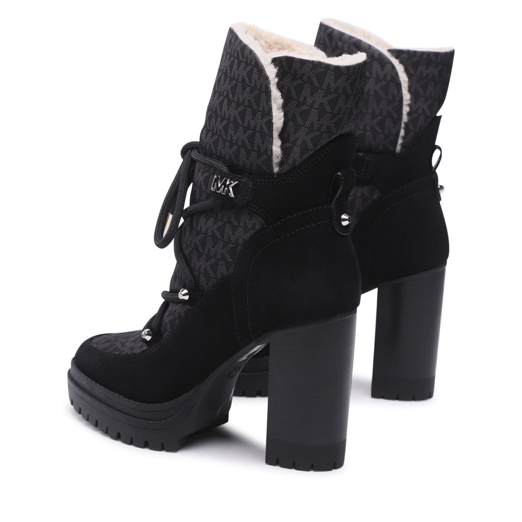 MICHAEL Michael Kors Боти Culver Bootie 40F2CVHE5Y Черен - Pepit.bg