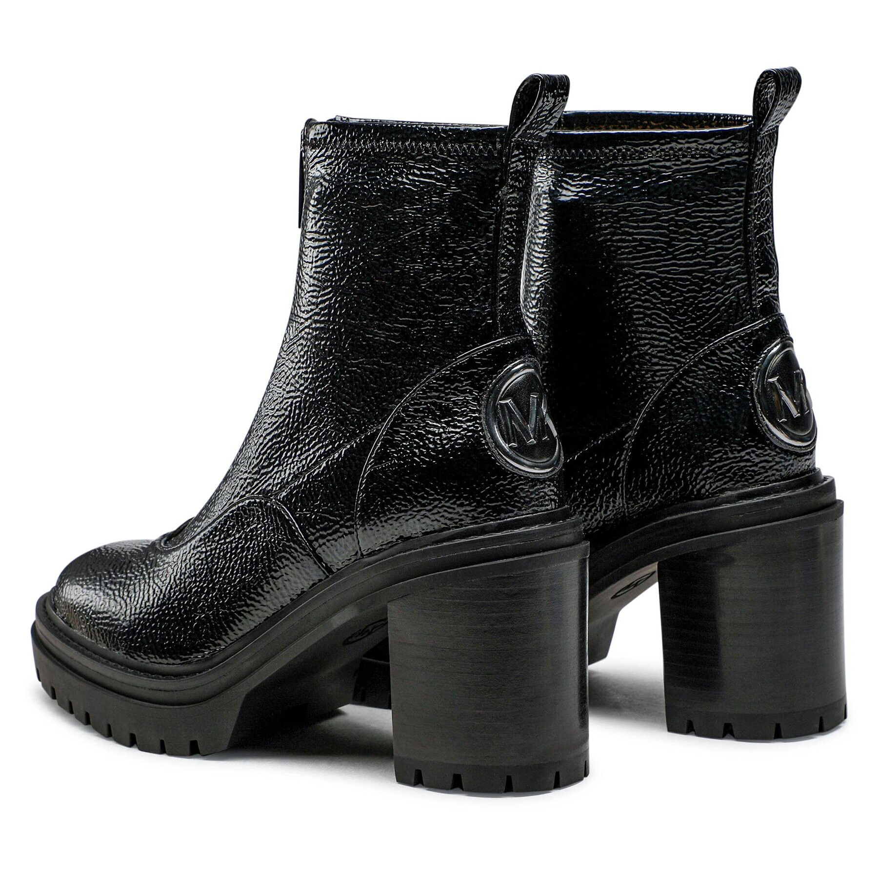 MICHAEL Michael Kors Боти Cyrus Zip Bootie 40F2CYME5B Черен - Pepit.bg