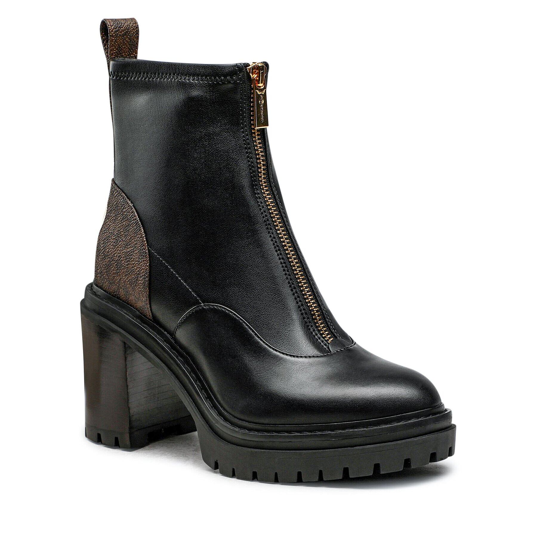 MICHAEL Michael Kors Боти Cyrus Zip Bootie 40F2CYME6L Черен - Pepit.bg