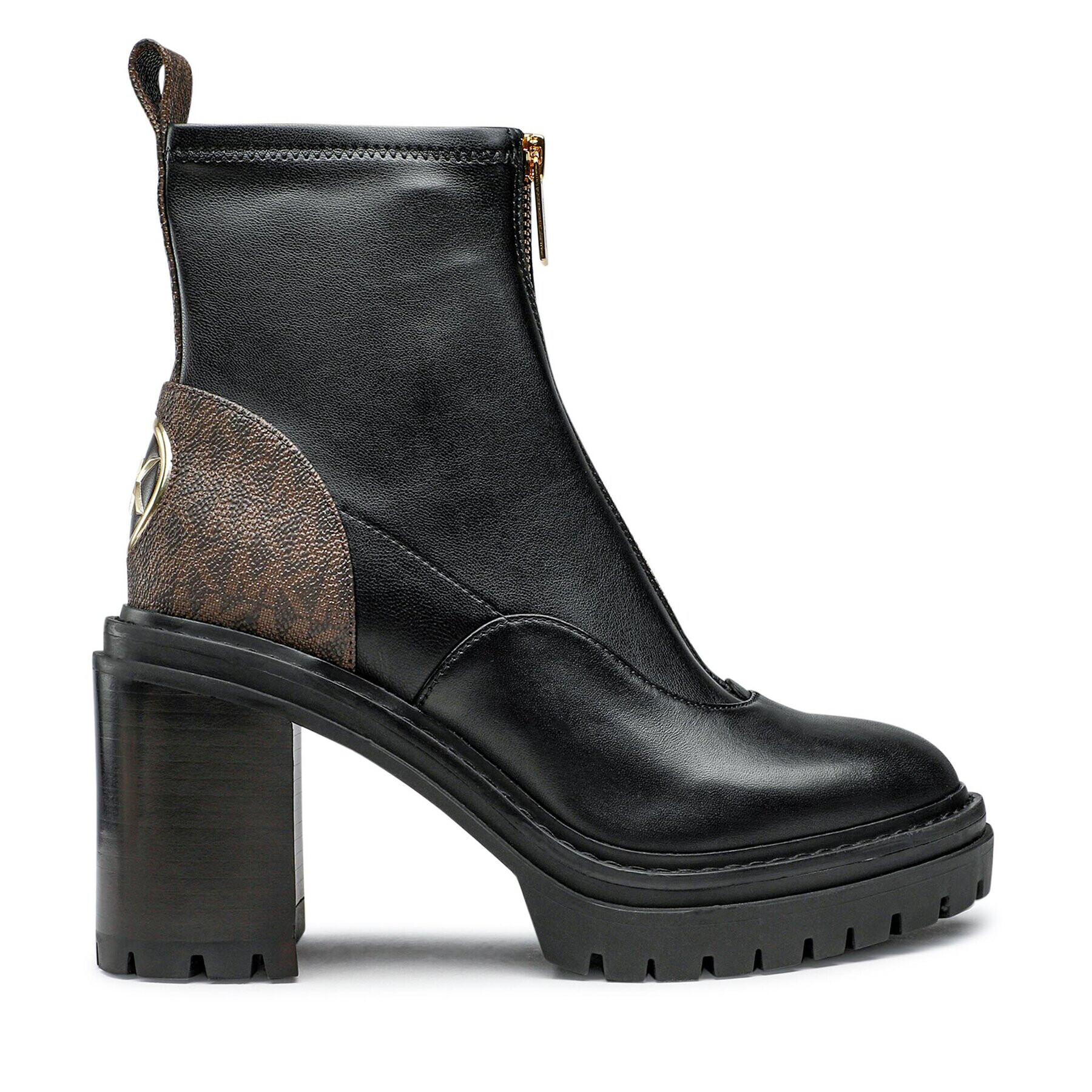 MICHAEL Michael Kors Боти Cyrus Zip Bootie 40F2CYME6L Черен - Pepit.bg