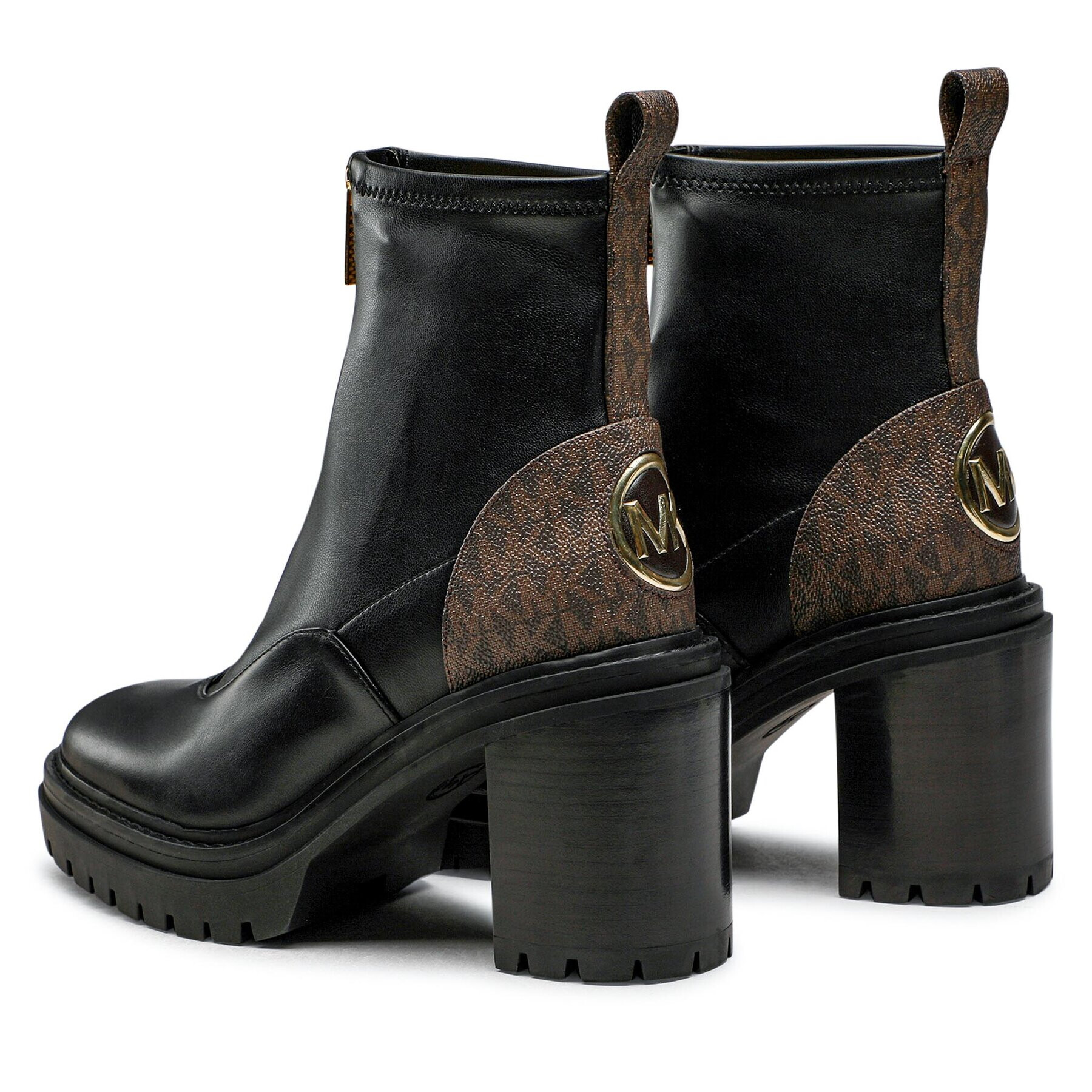 MICHAEL Michael Kors Боти Cyrus Zip Bootie 40F2CYME6L Черен - Pepit.bg