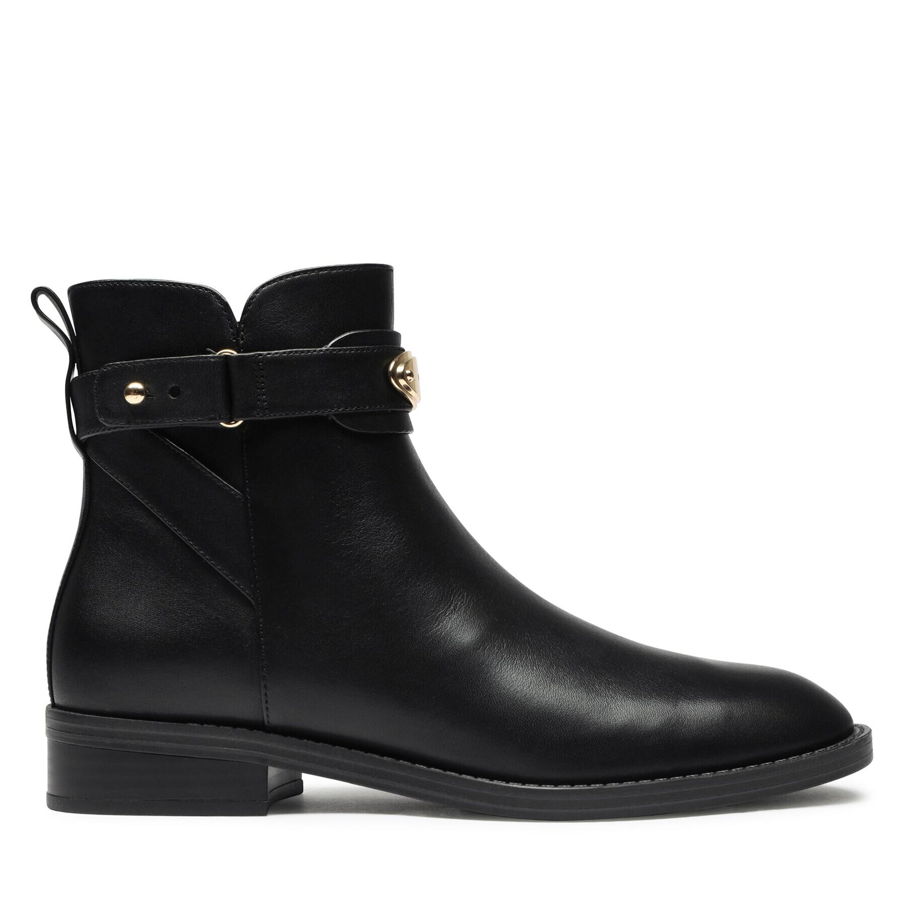 MICHAEL Michael Kors Боти Darcy Flat Bottie 40F3DCFE5L Черен - Pepit.bg