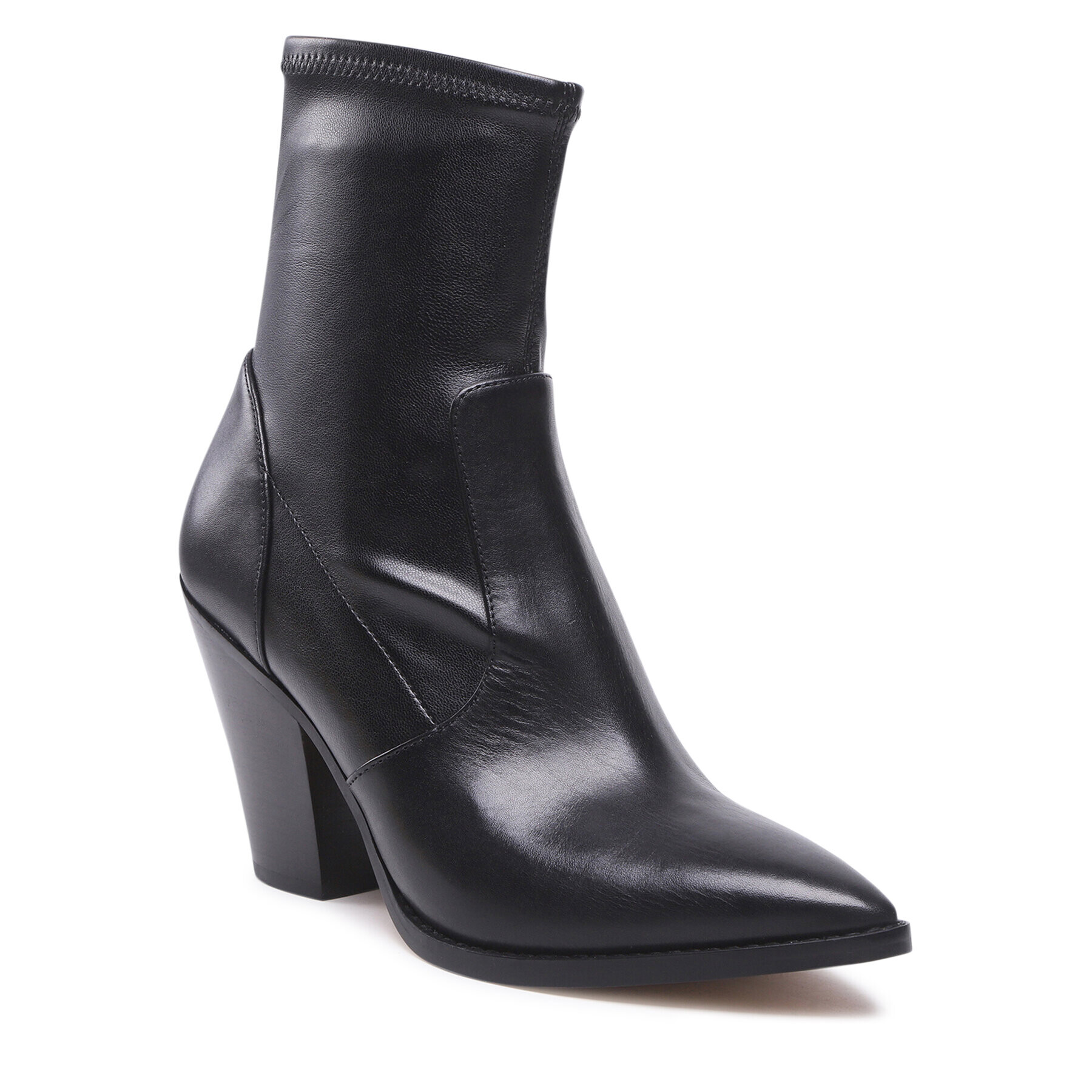 MICHAEL Michael Kors Боти Dover Heeled Bootie 40F2DOHE8L Черен - Pepit.bg