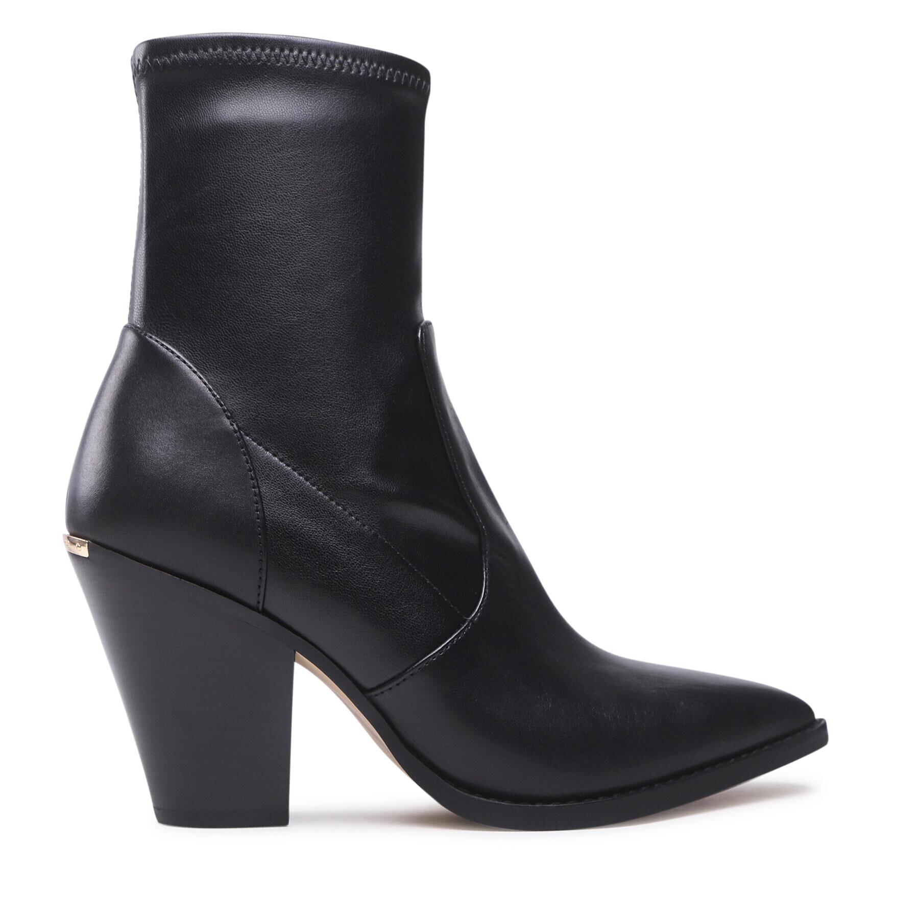 MICHAEL Michael Kors Боти Dover Heeled Bootie 40F2DOHE8L Черен - Pepit.bg