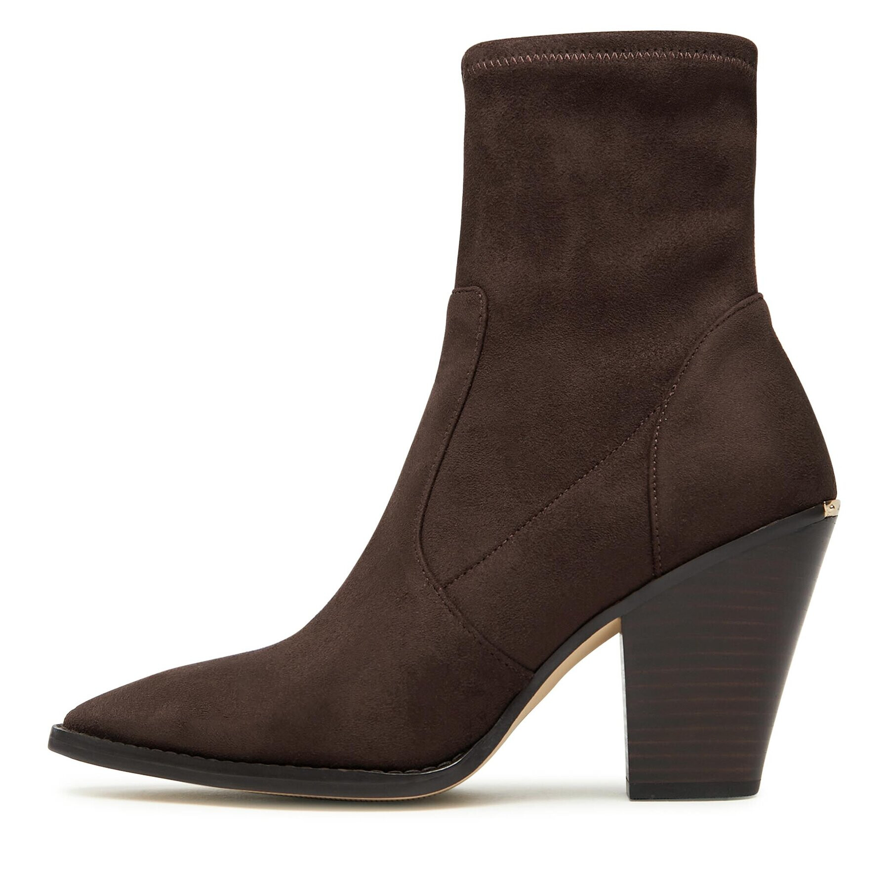MICHAEL Michael Kors Боти Dover Heeled Bootie 40F3DOHE5S Кафяв - Pepit.bg