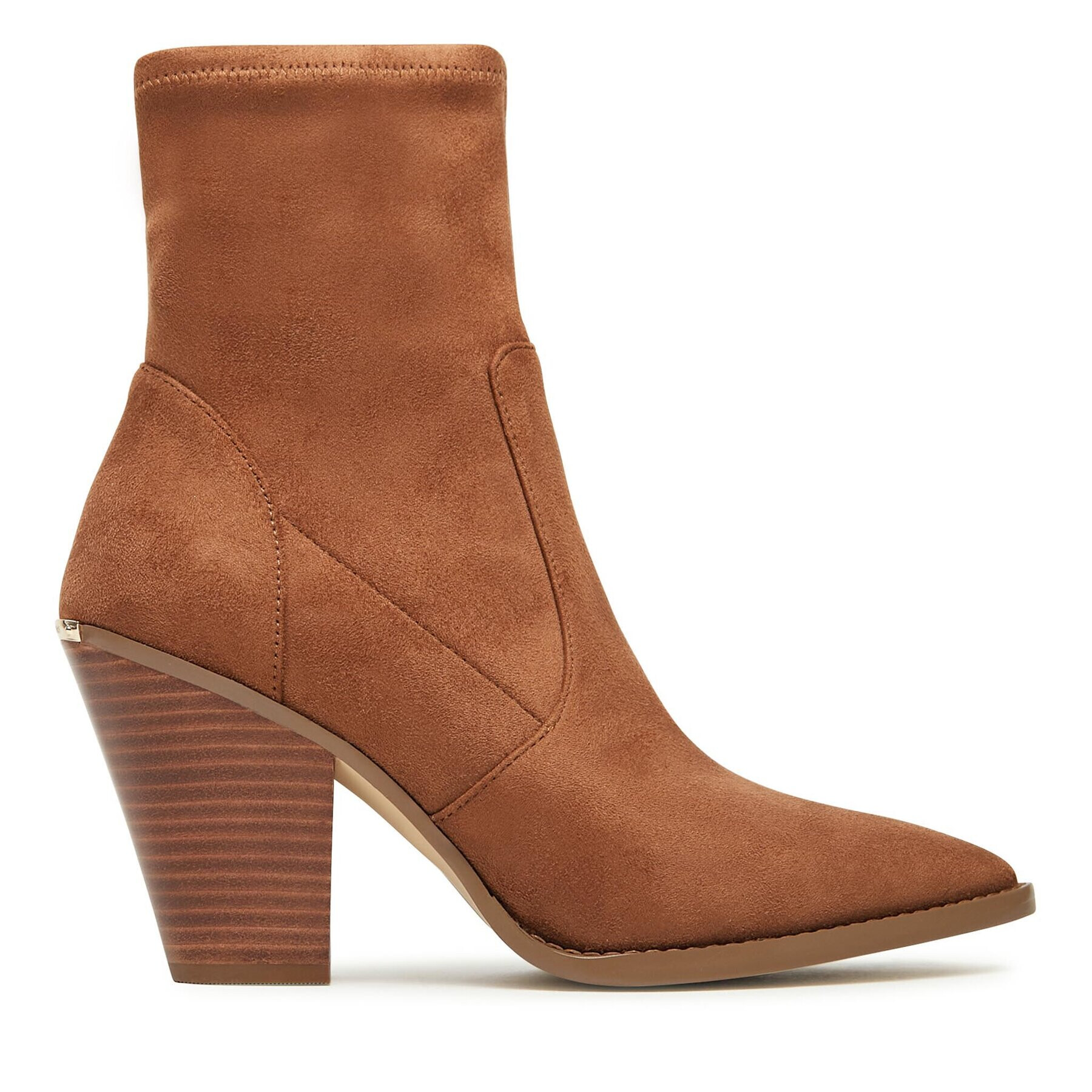 MICHAEL Michael Kors Боти Dover Heeled Bootie 40F3DOHE5S Кафяв - Pepit.bg